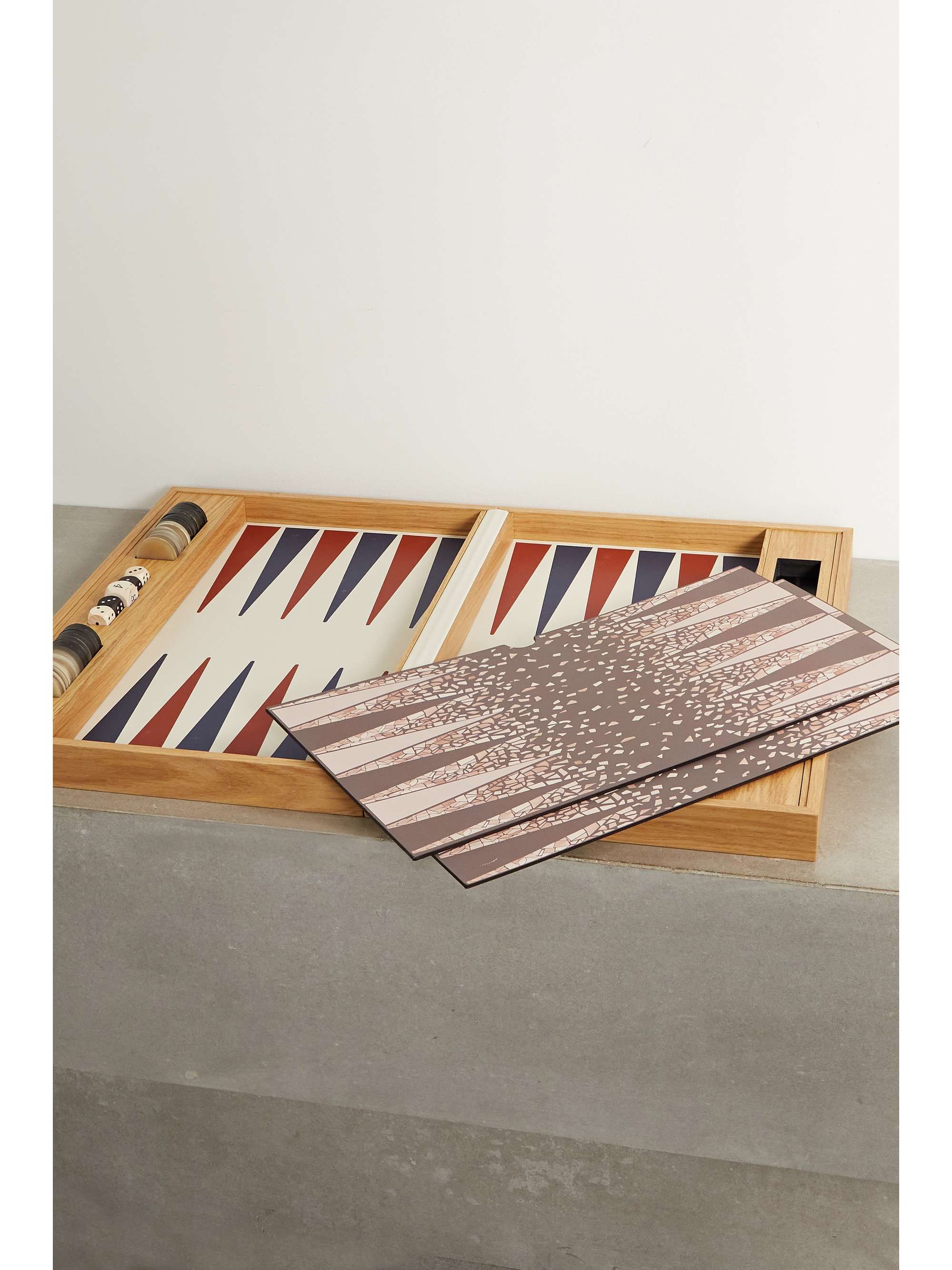 LORO PIANA Wood backgammon set