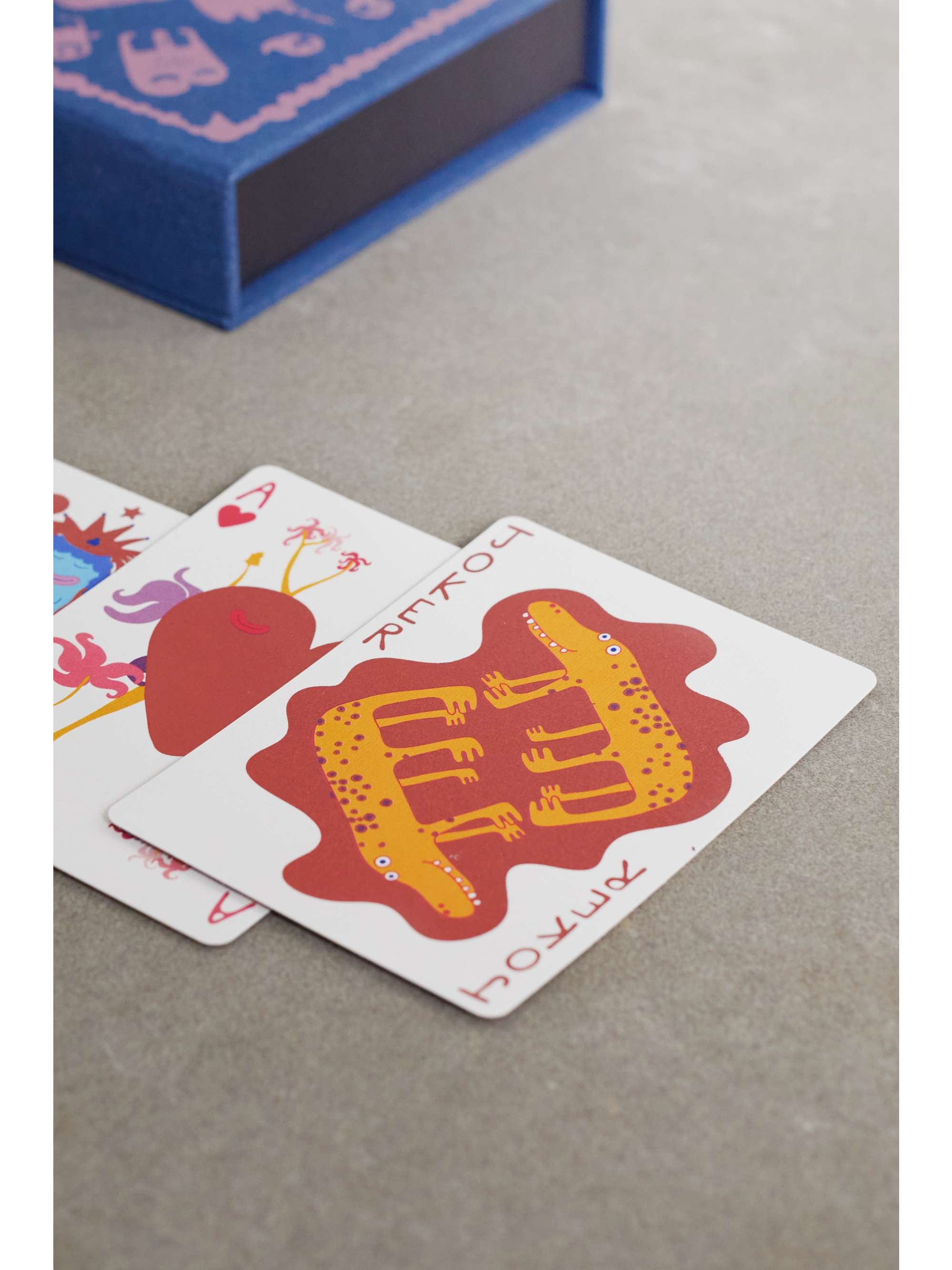 L'OBJET + Haas Brothers jumbo set of two playing cards