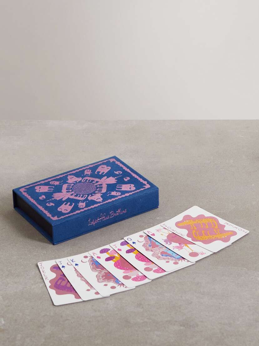 L'Objet + Haas Brothers Jumbo Set Of Two Playing Cards