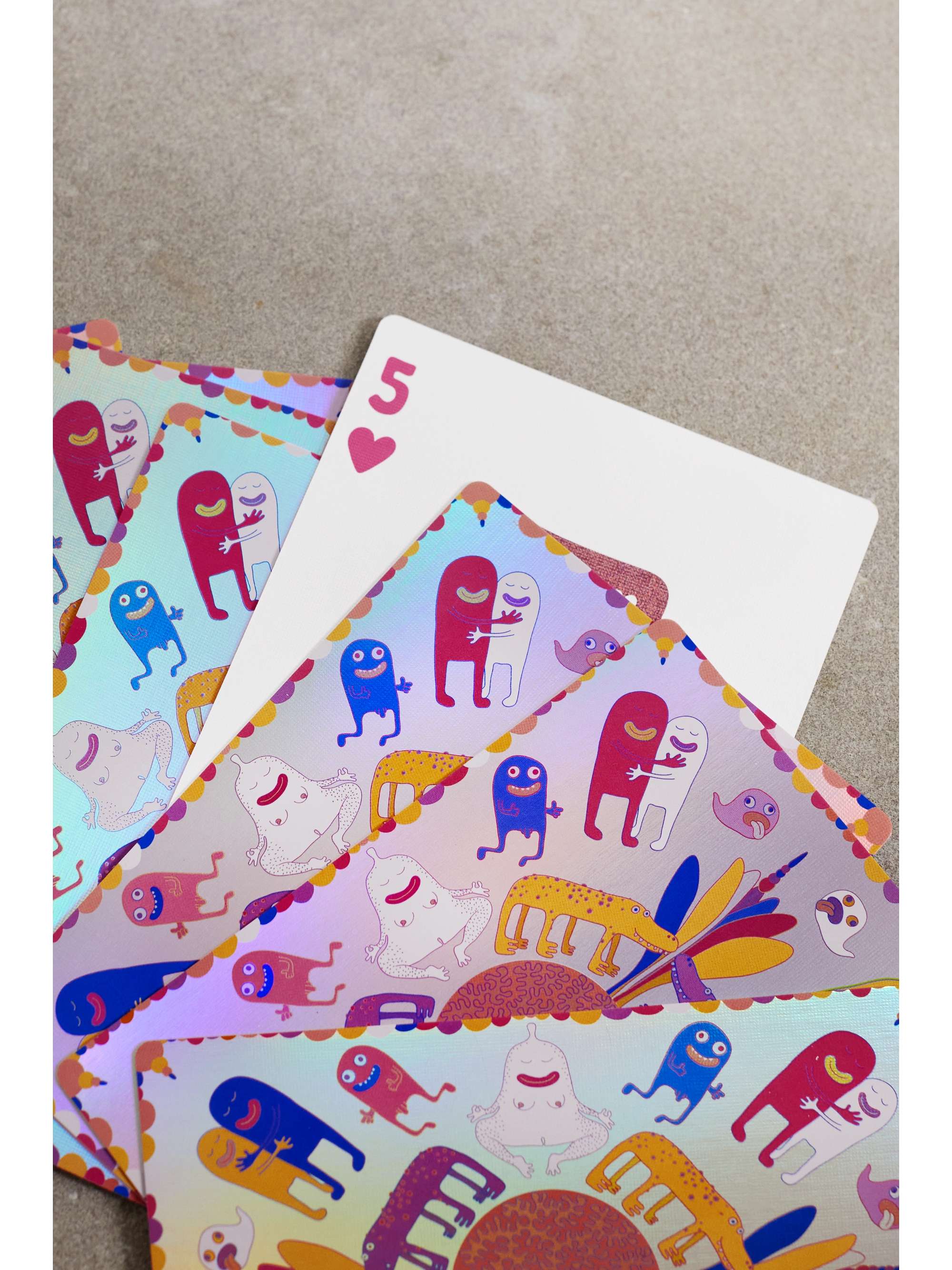 L'OBJET + Haas Brothers velvet box and jumbo playing cards