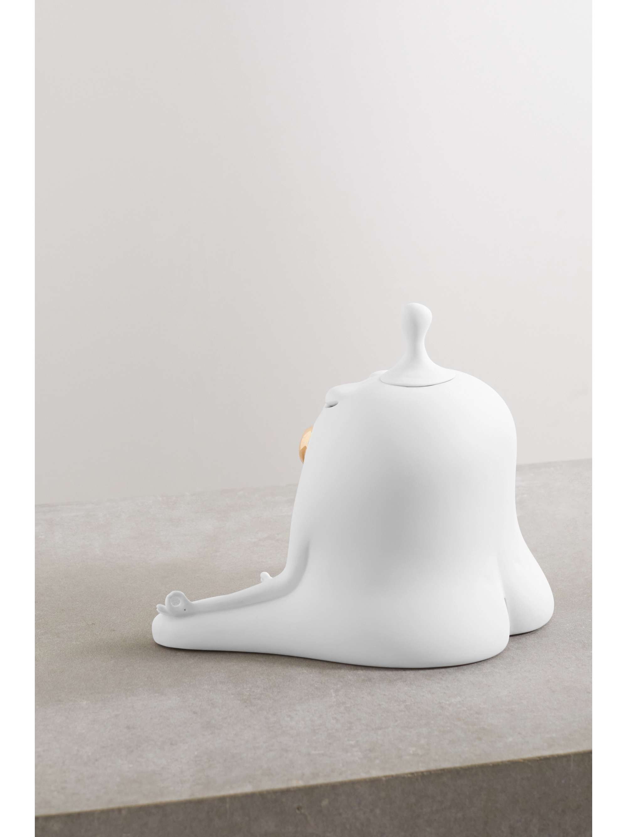 L'OBJET Haas Brothers + مبخرة Meditator من البورسلين المطلي بالذهب