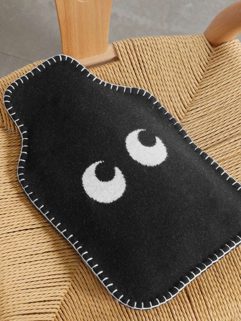 Anya Hindmarch Eyes Intarsia Wool-blend Hot Water Bottle Cover