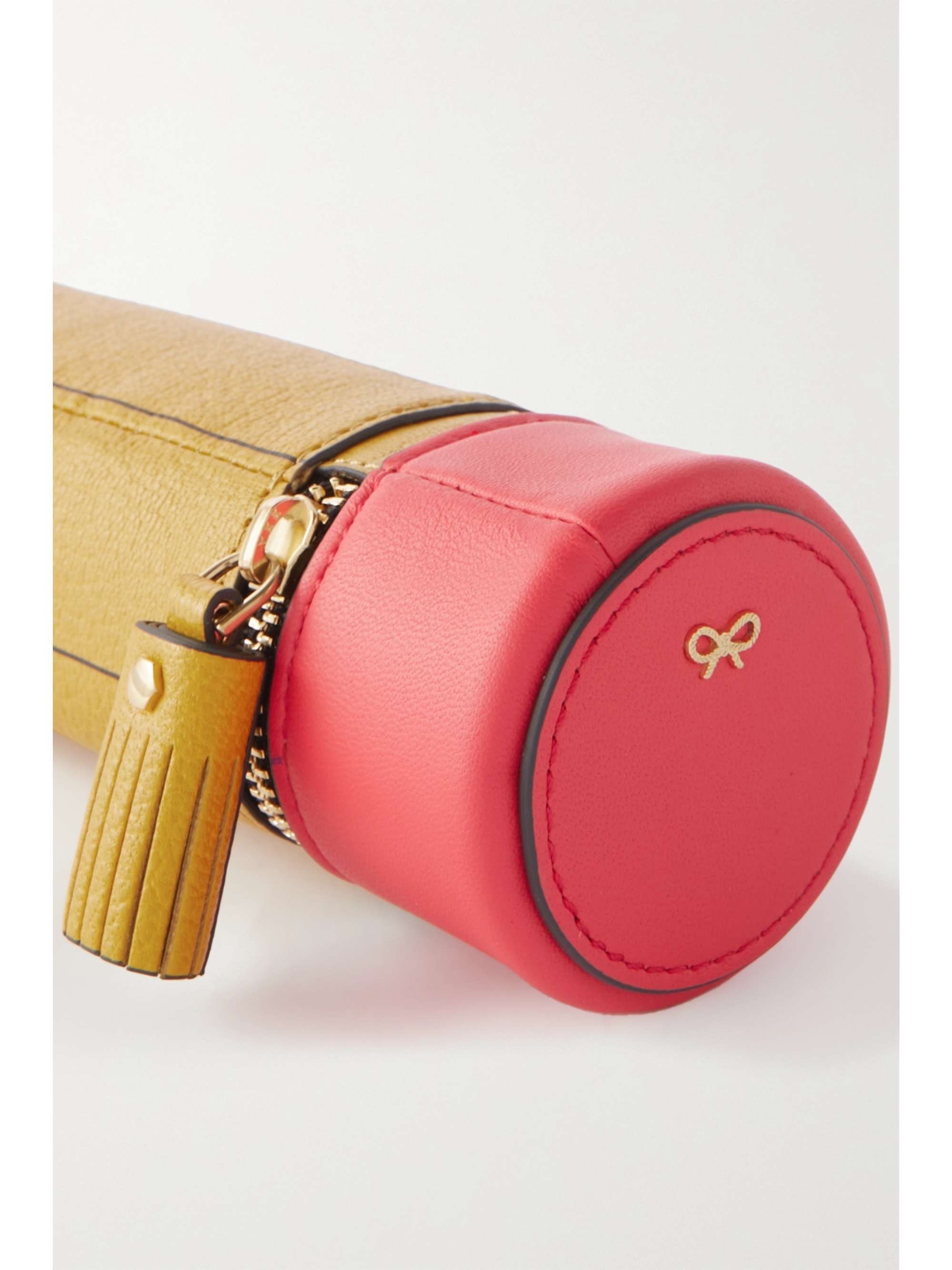 ANYA HINDMARCH Textured-leather pencil case