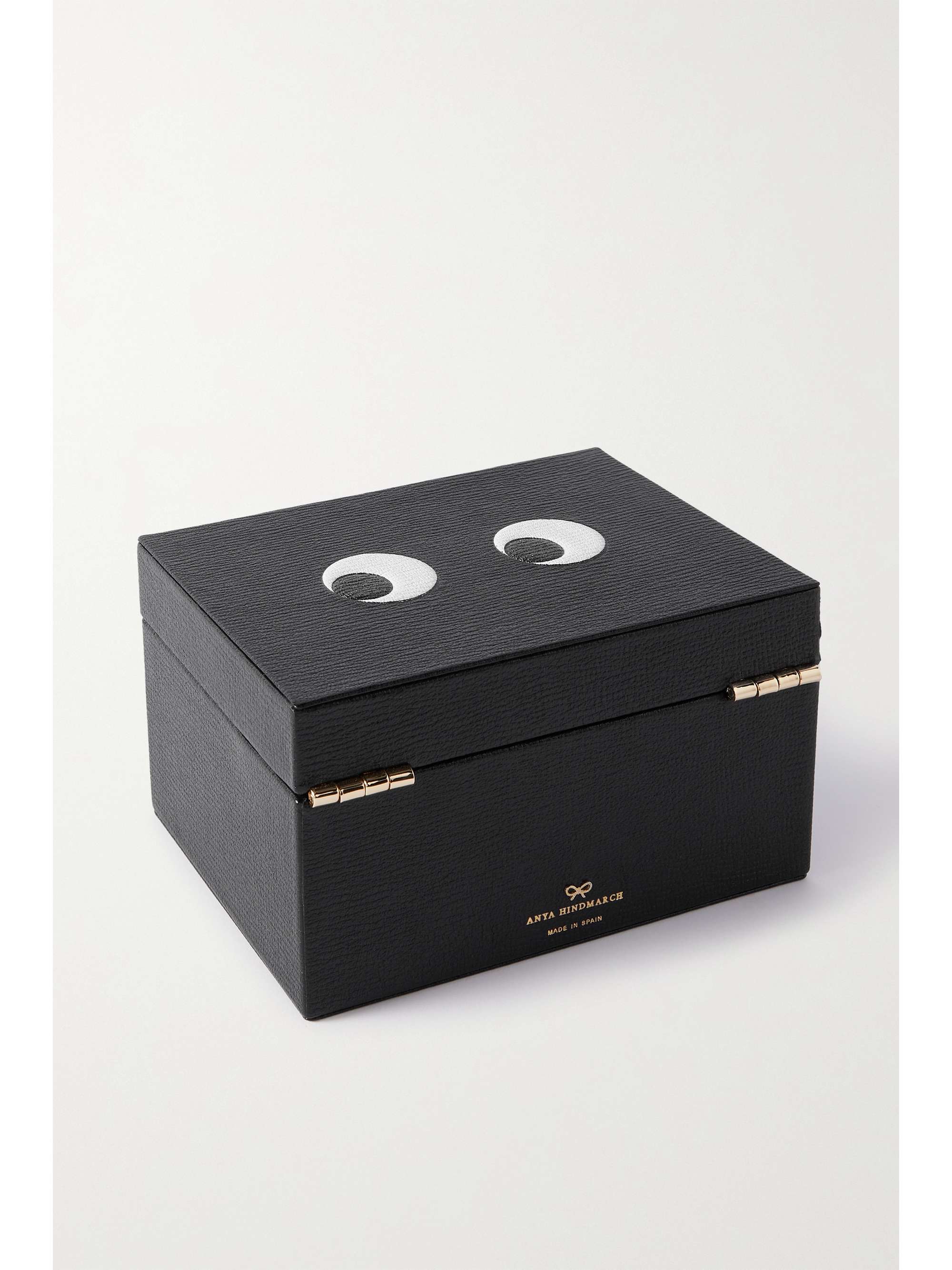ANYA HINDMARCH Eyes textured-leather watch box