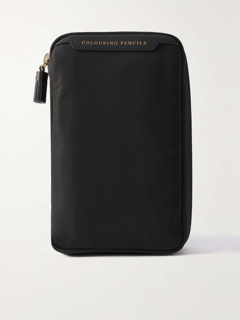 Anya Hindmarch Colouring Pencils Leather-trimmed Econyl Pencil Case - - One size