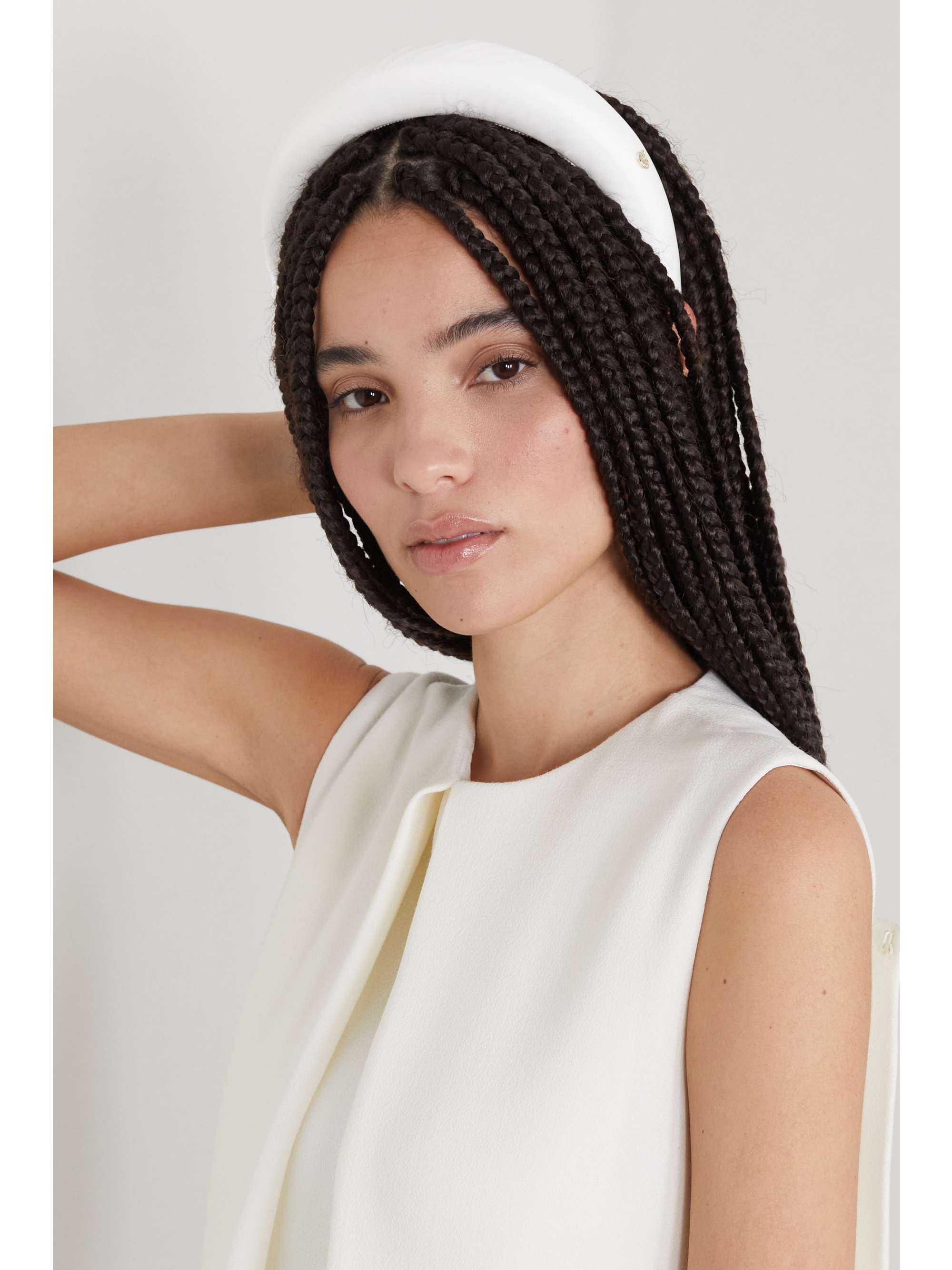 MAISON MICHEL Miwa satin headband