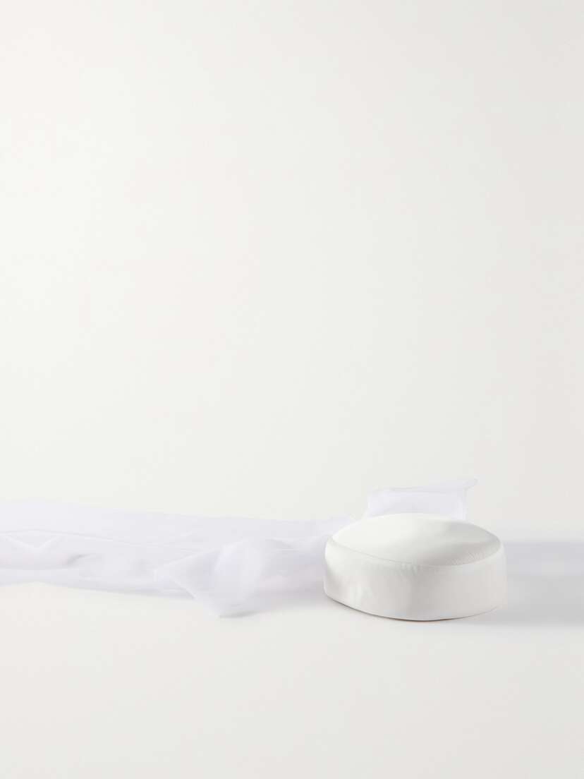 Maison Michel Jackie Bow-detailed Tulle, Satin And Wool-felt Hat