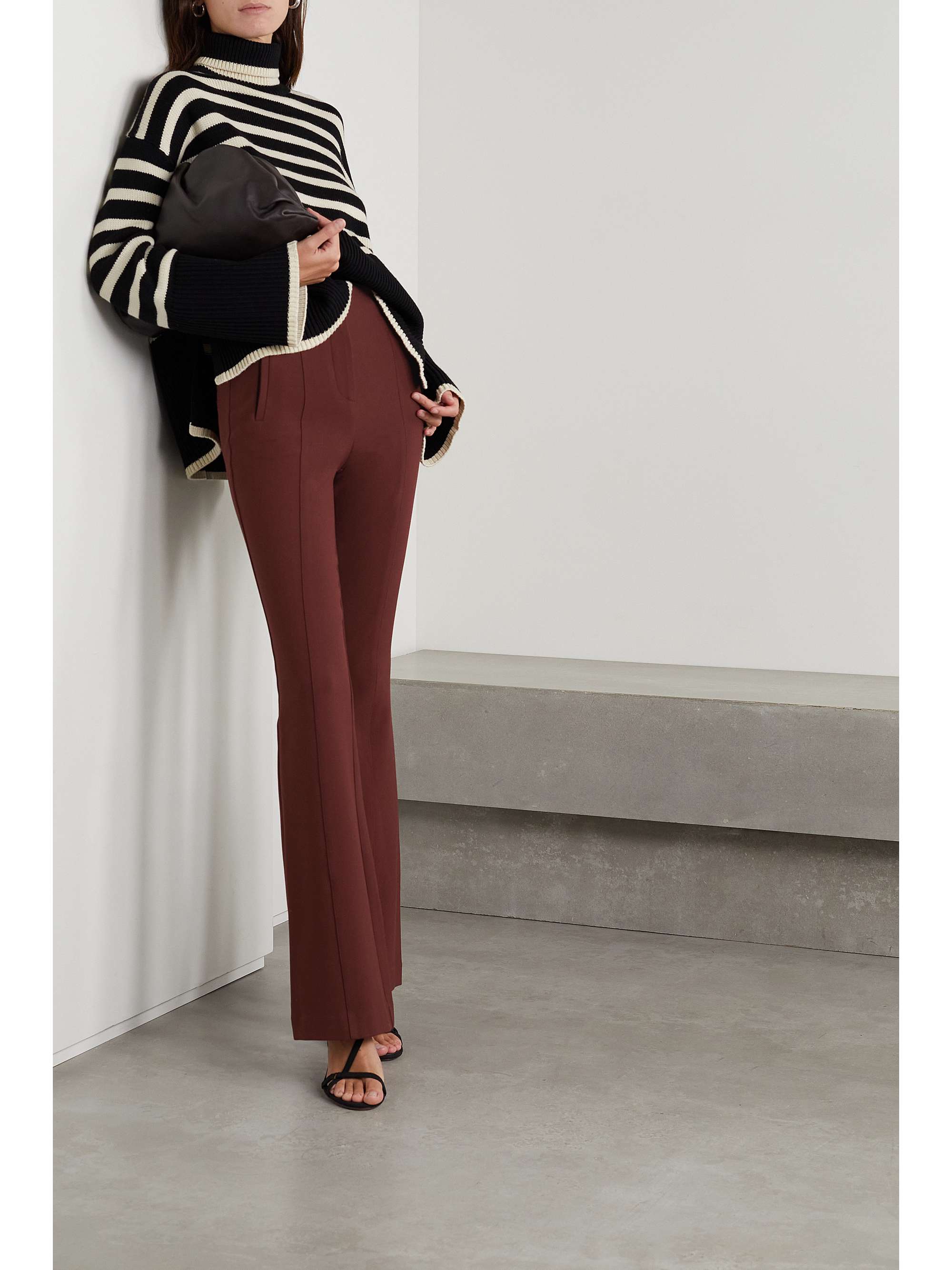 veronica beard stretch knit bootie