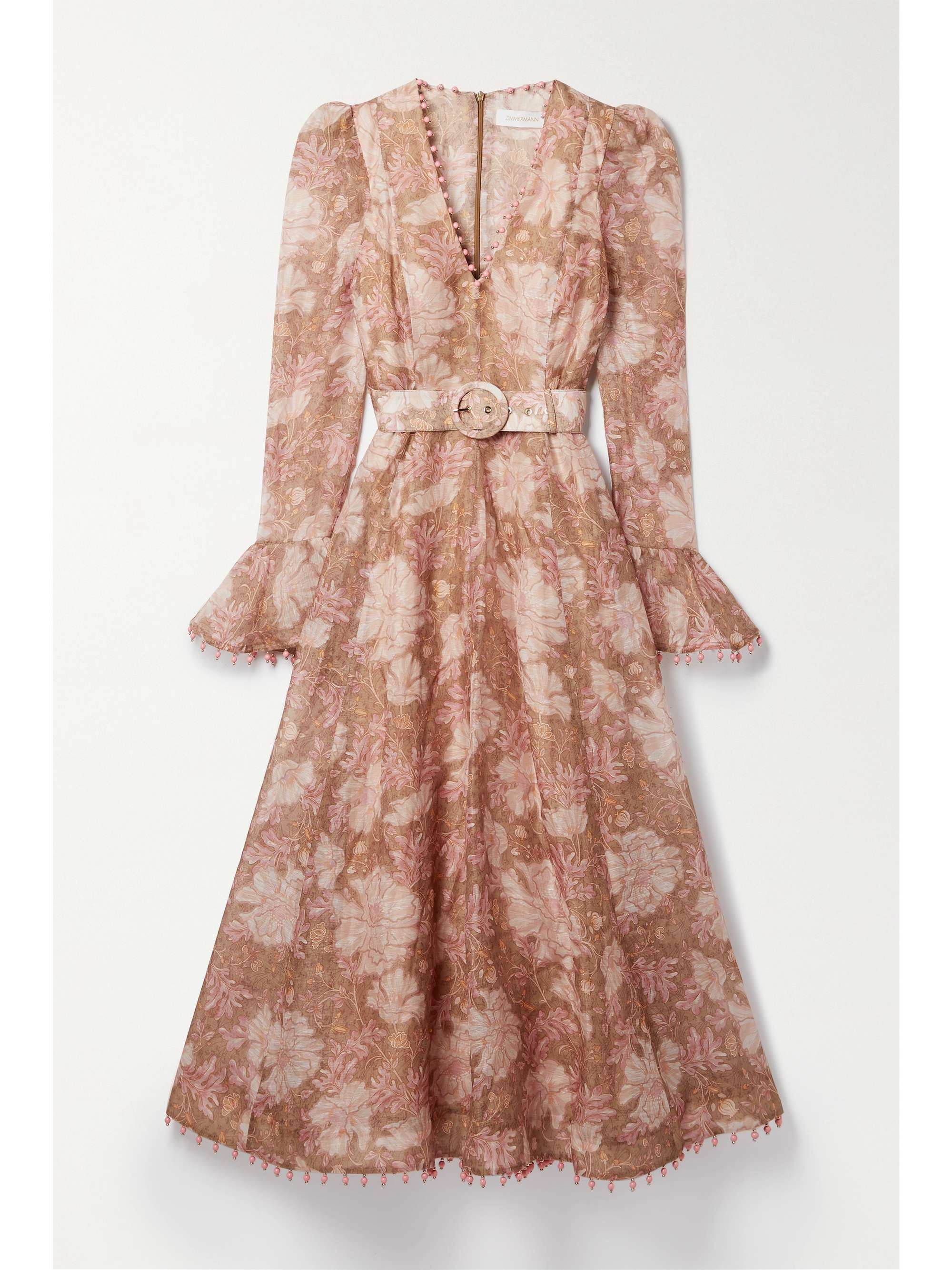 silk-blend midi dress | ZIMMERMANN 