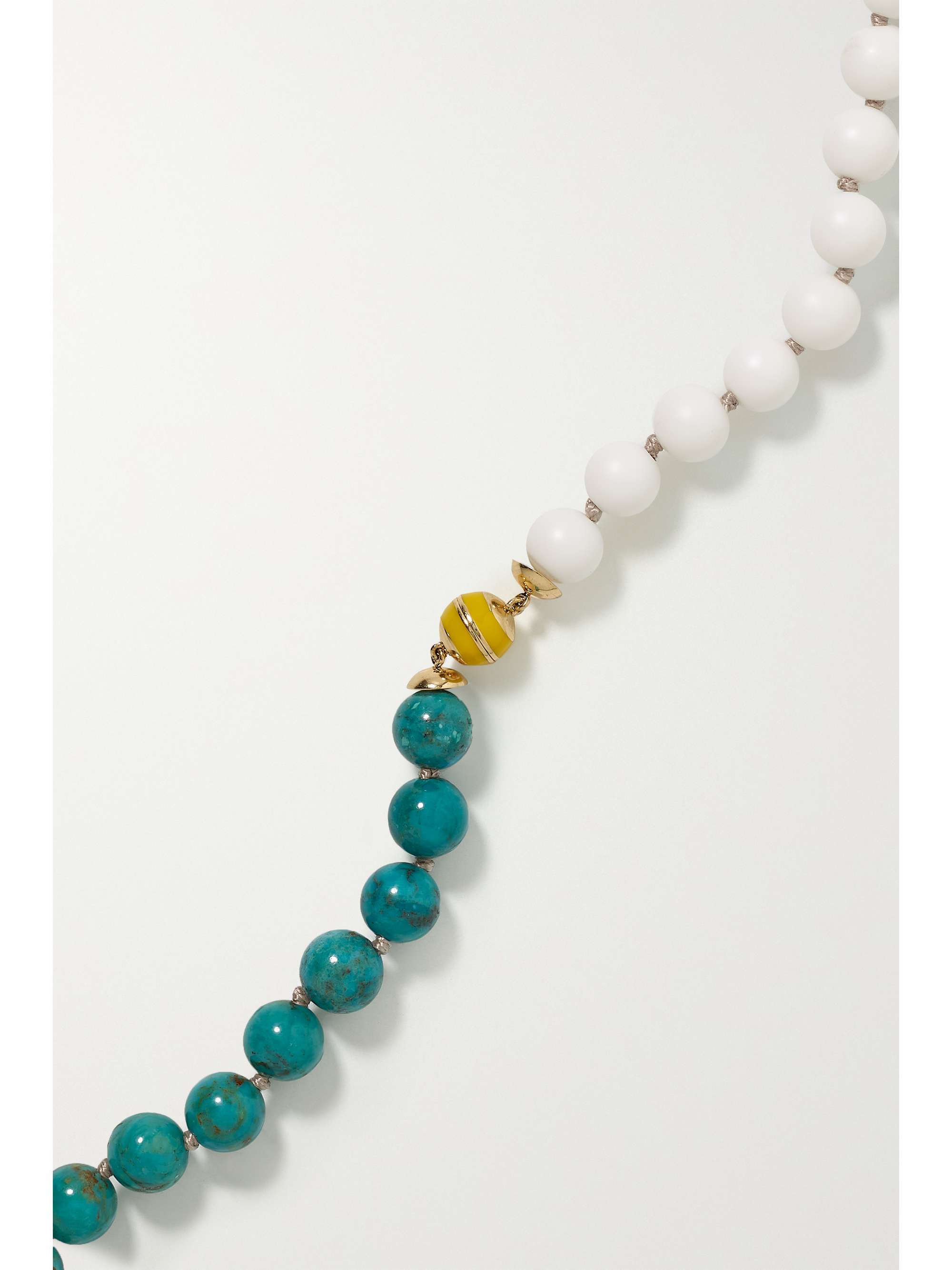 EMILY P. WHEELER + NET SUSTAIN Wrap 18-karat recycled gold multi-stone necklace