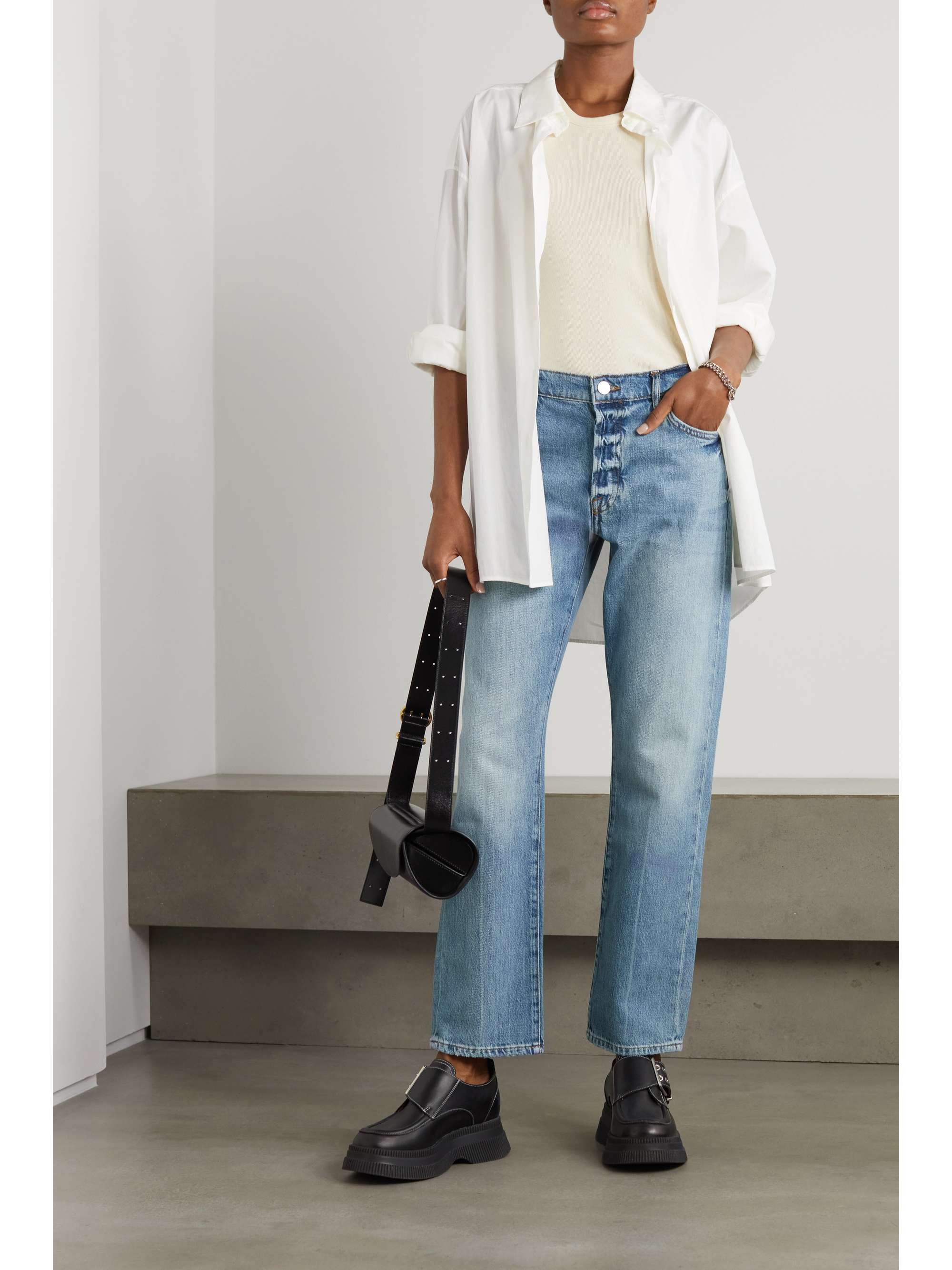 Light denim Le Slouch boyfriend jeans 