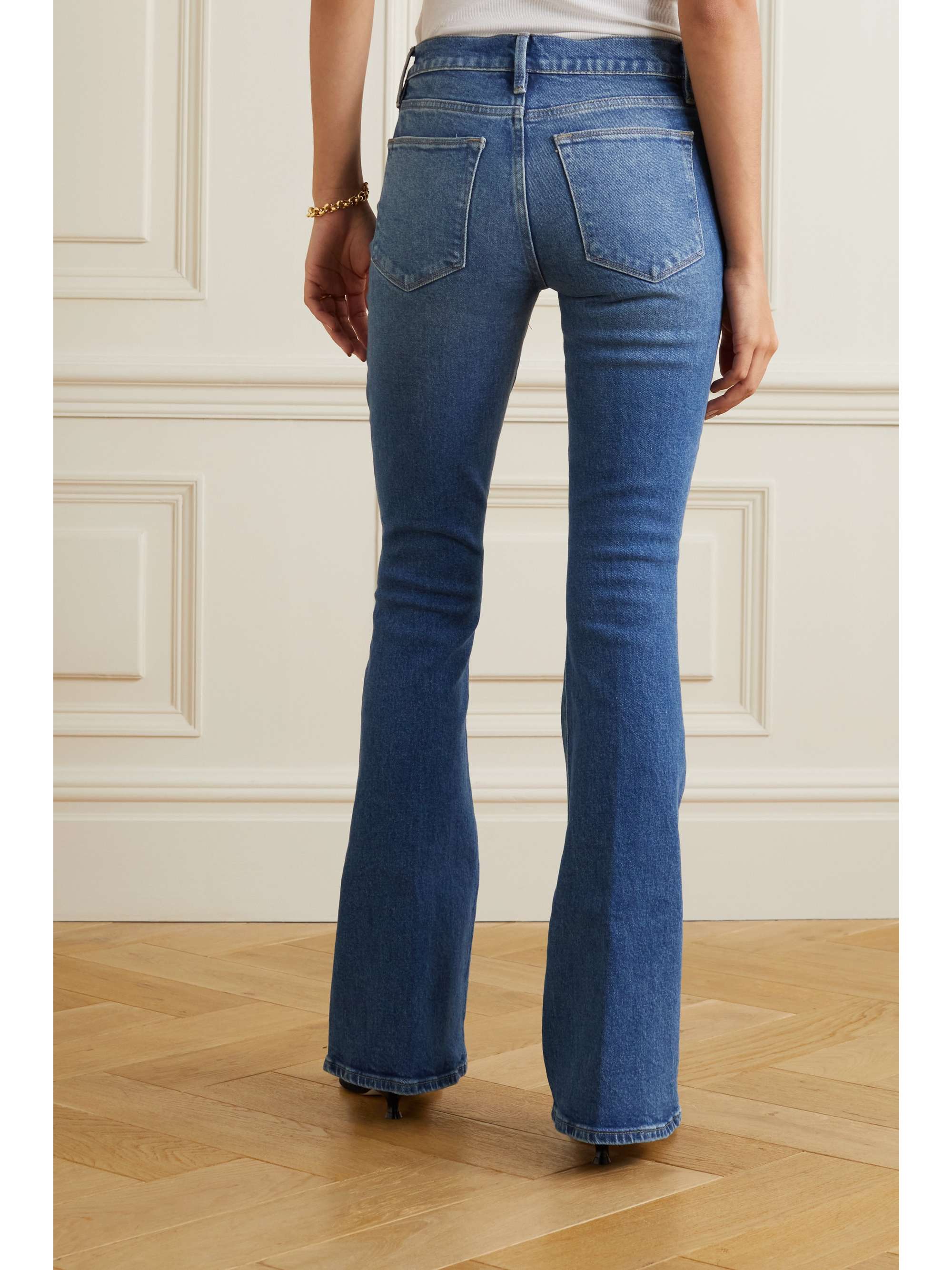 FRAME Le High Flare high-rise jeans