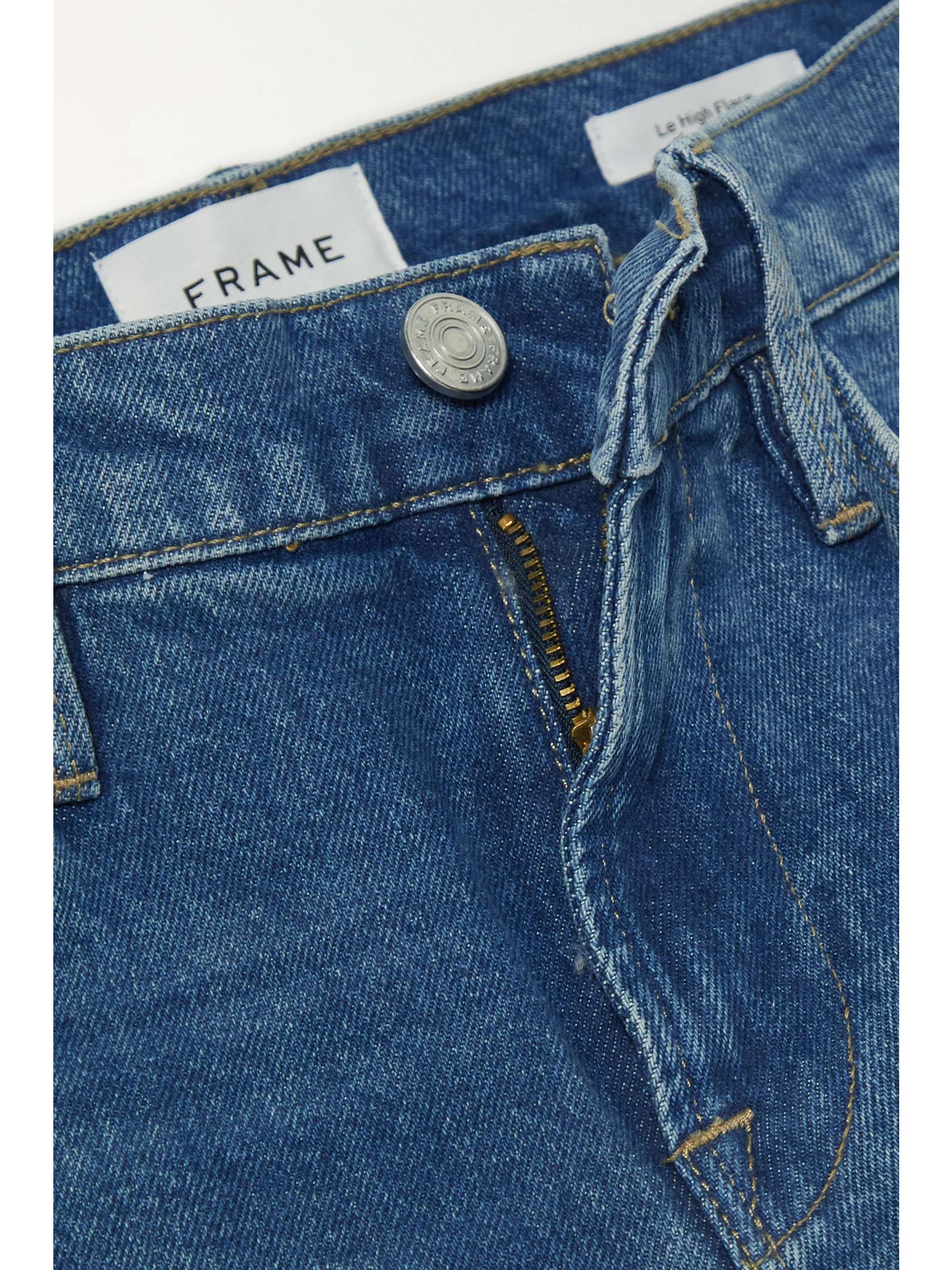 FRAME Le High Flare high-rise jeans