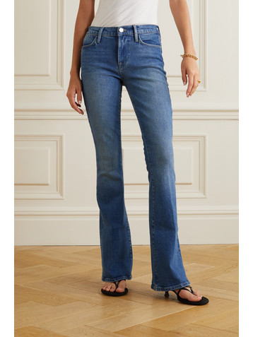 FRAME Le High Flare high-rise jeans