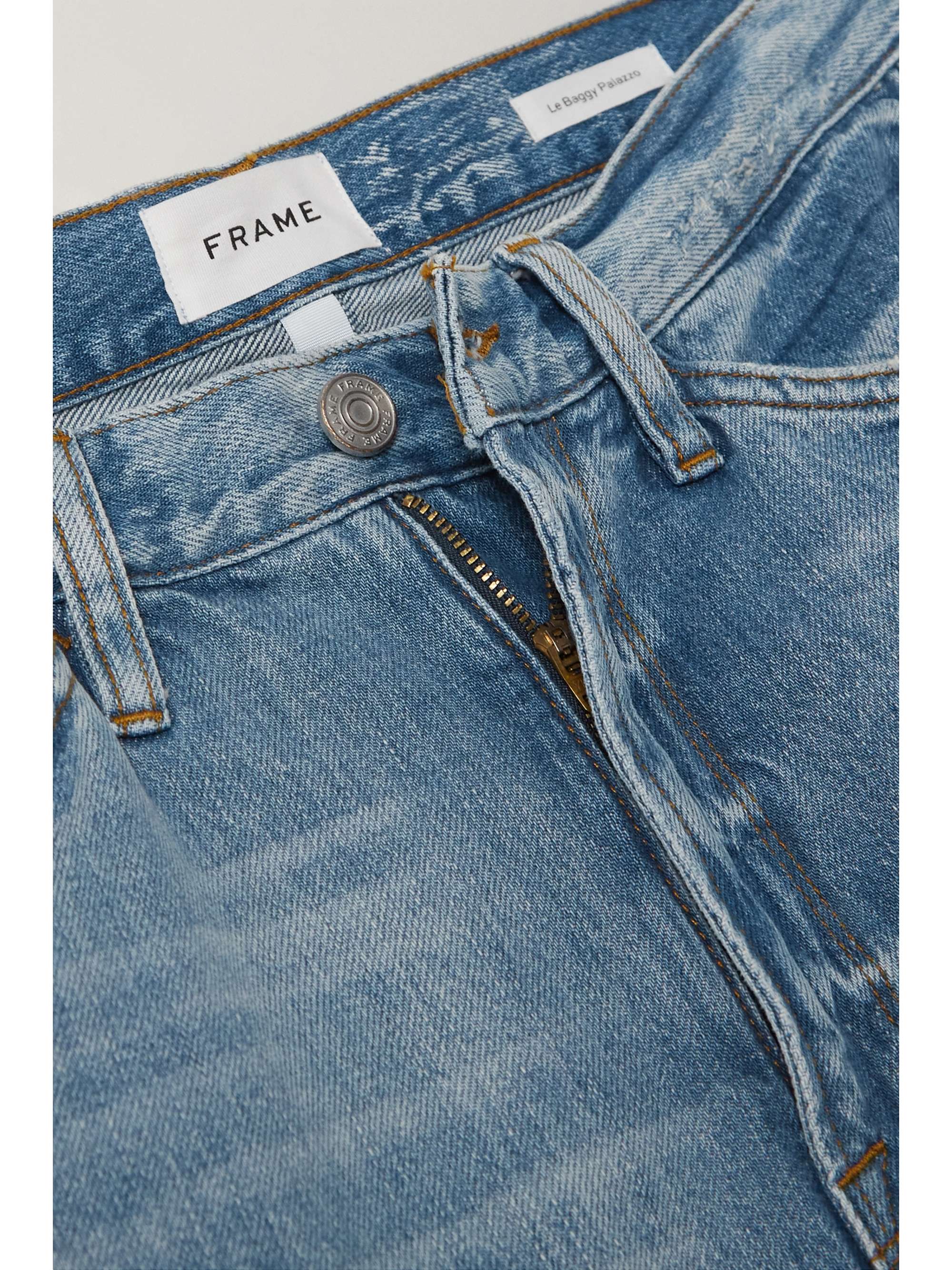 FRAME Le Baggy high-rise wide-leg jeans | NET-A-PORTER