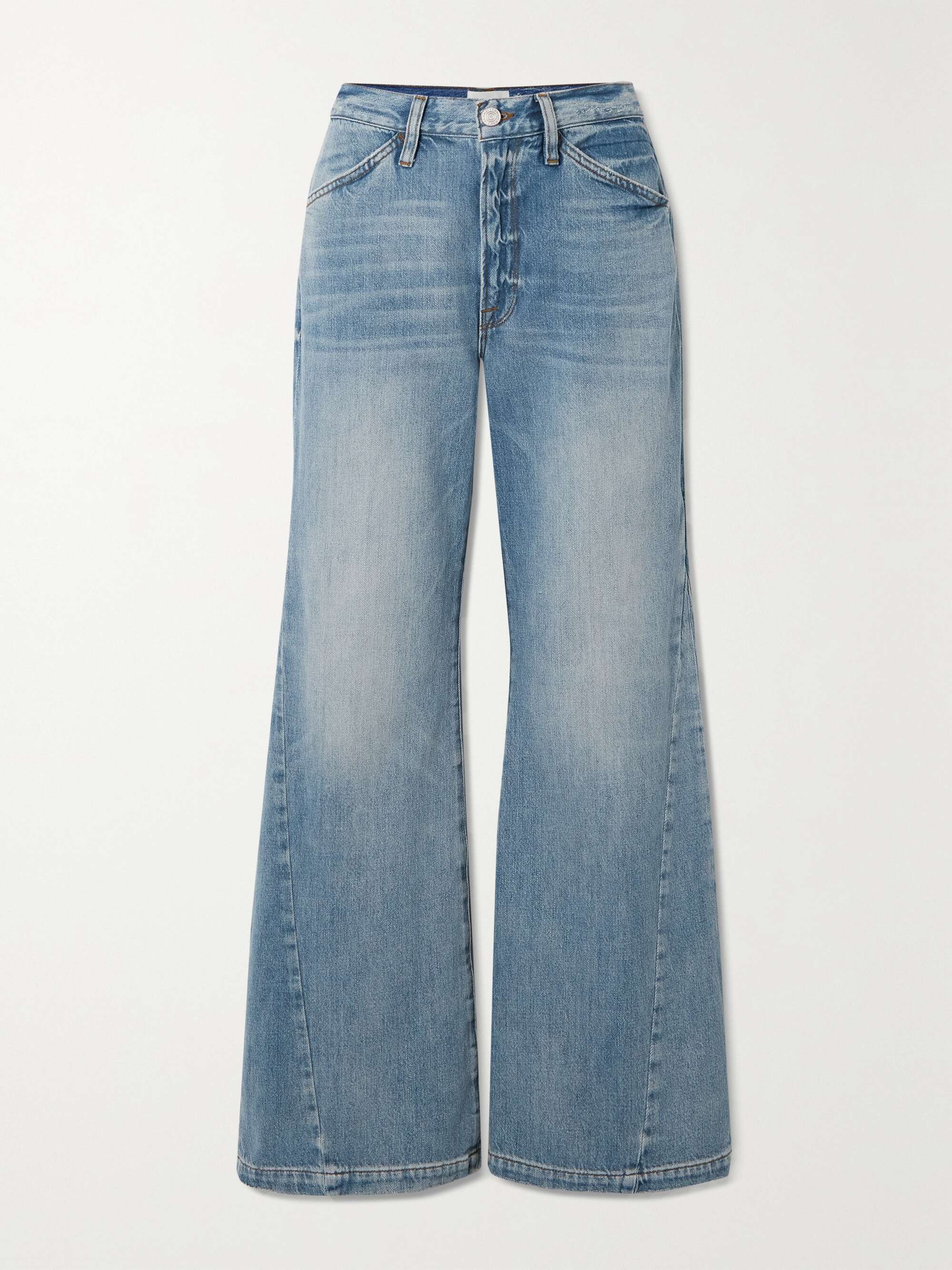 FRAME Le Baggy high-rise wide-leg jeans