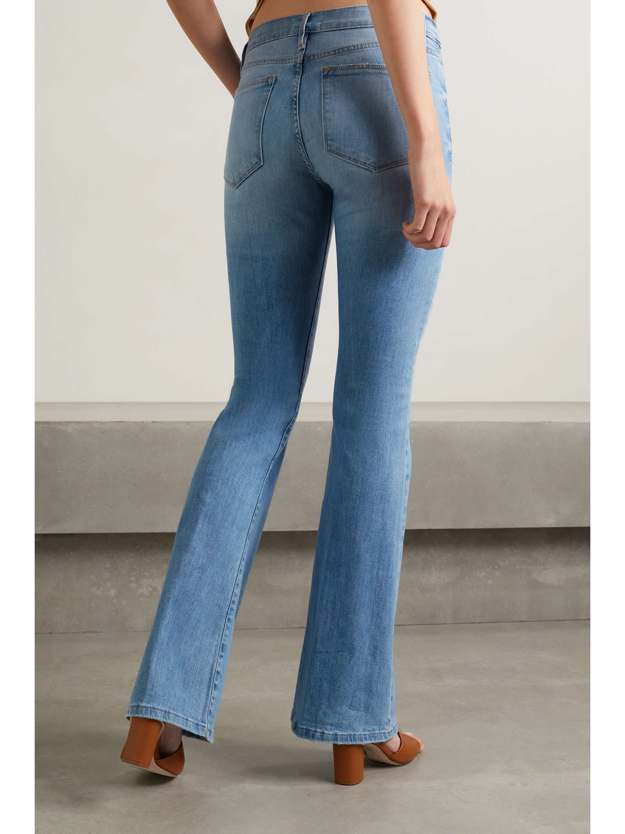 FRAME Le High Flare high-rise jeans