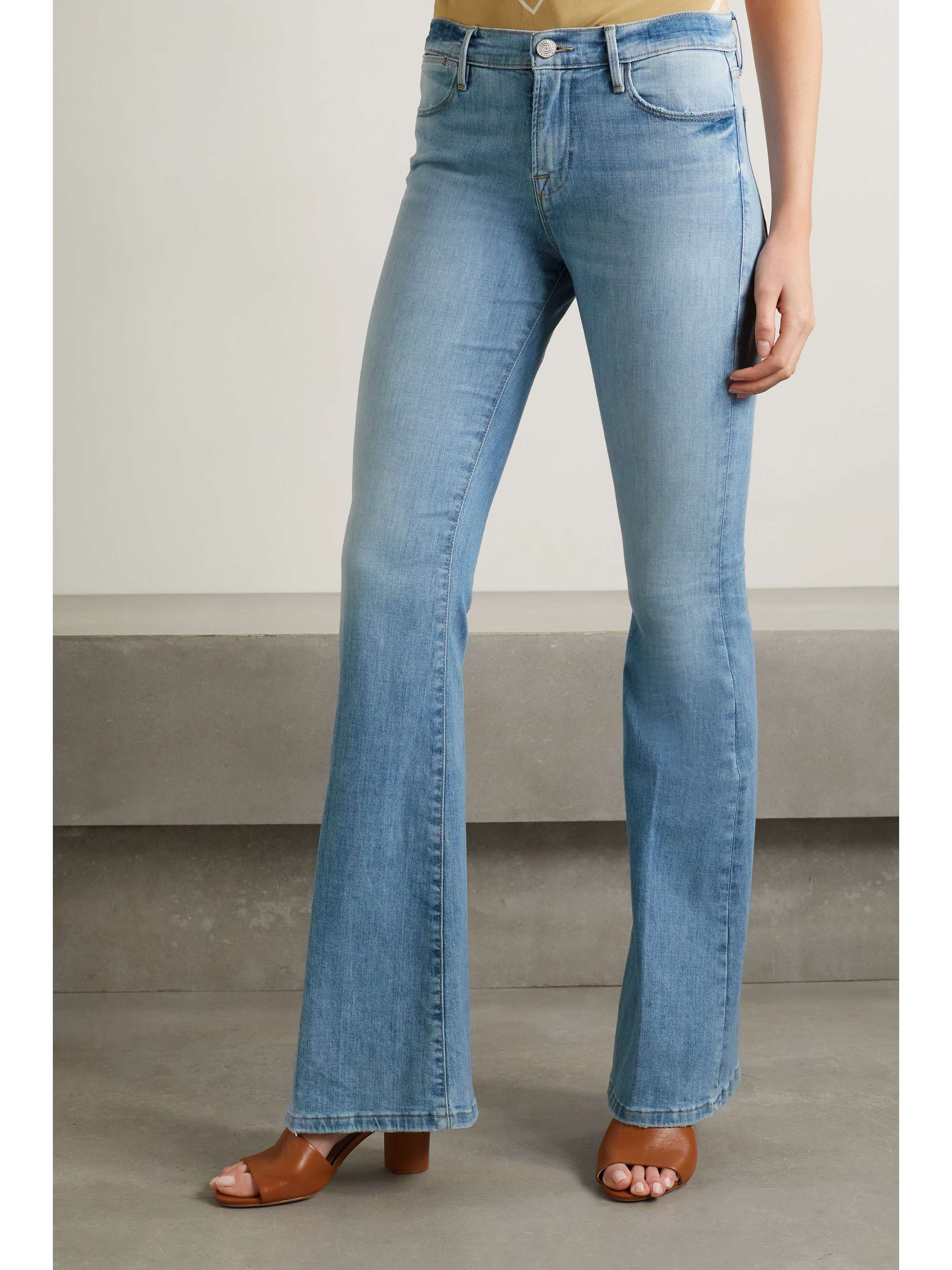 FRAME Le High Flare high-rise jeans