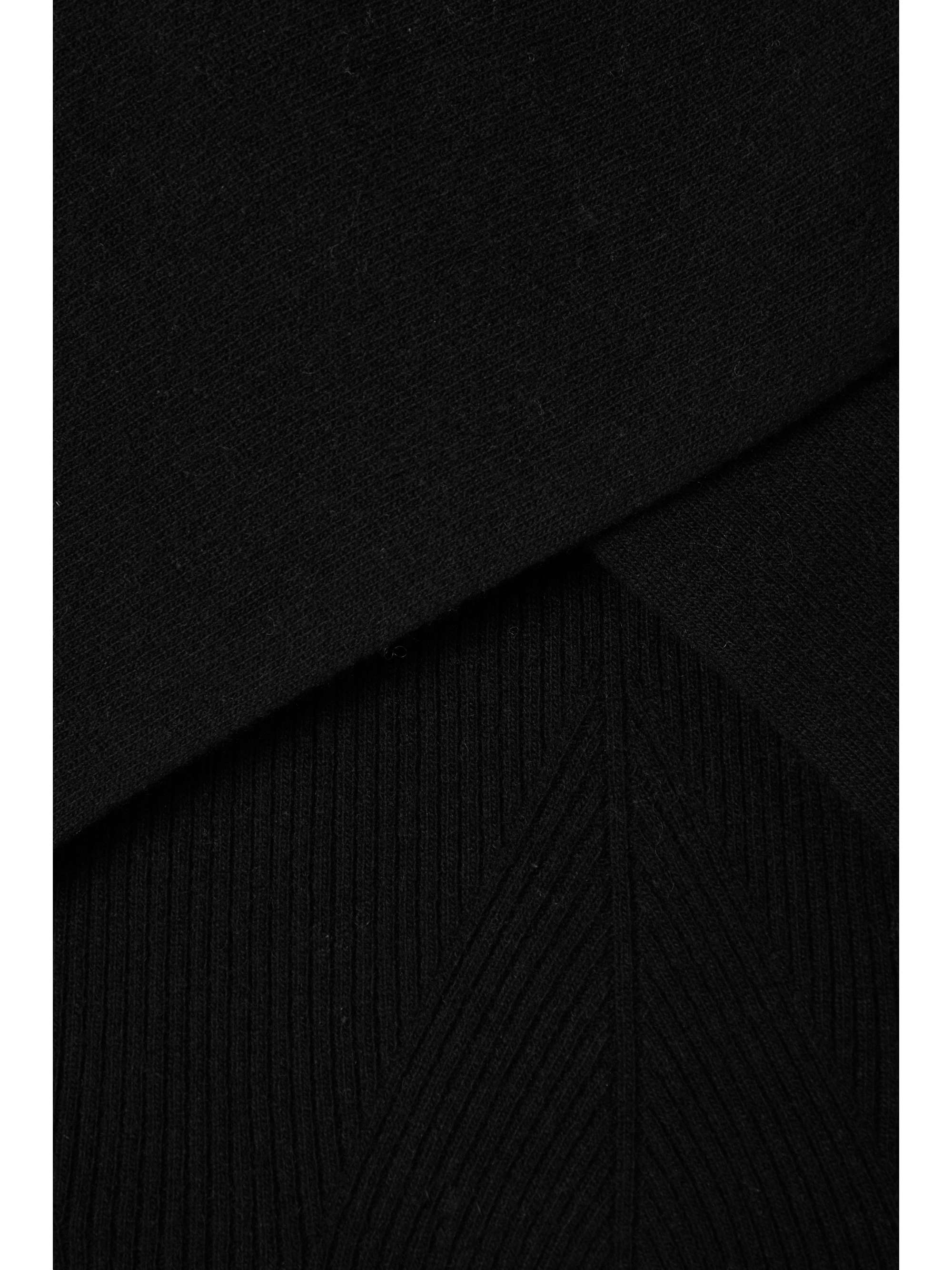 ENVELOPE1976 Frieze convertible ribbed cashmere and wool-blend sweater