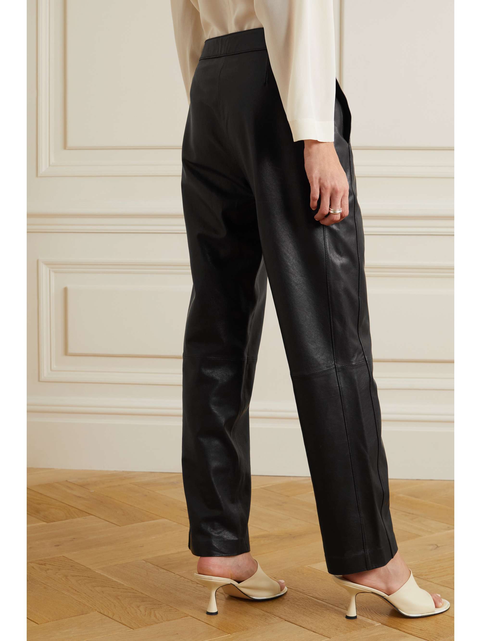 ENVELOPE1976 Andorra paneled leather pants