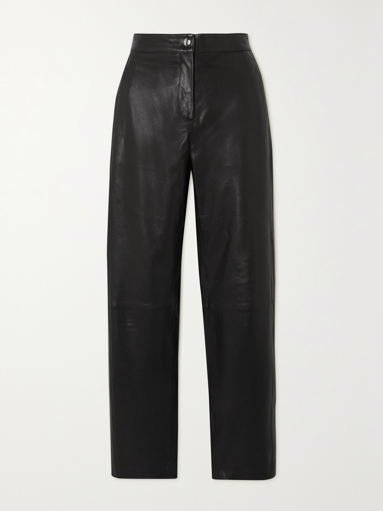 Envelope Andorra Paneled Leather Pants In Black