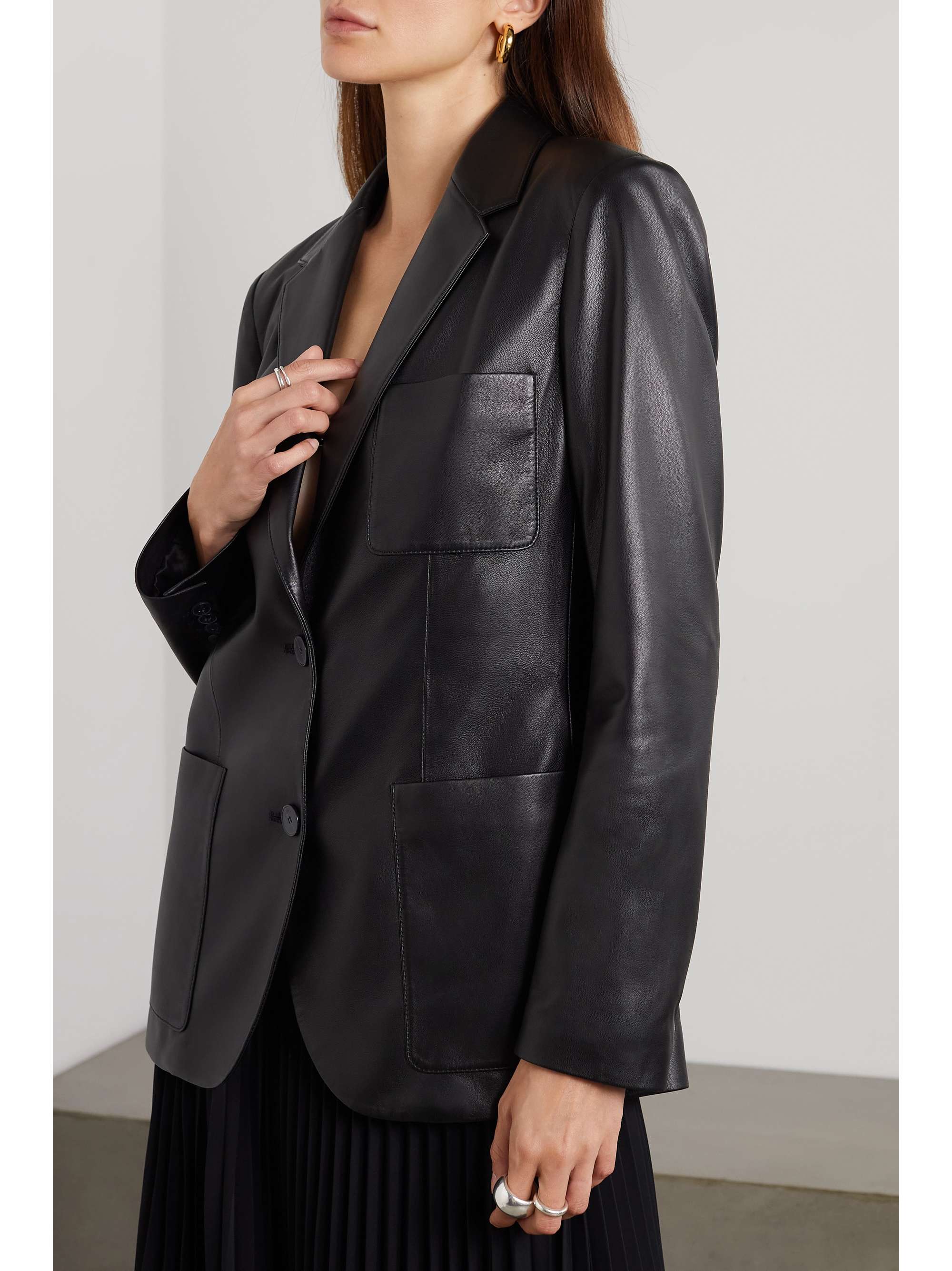 JOSEPH Jacques leather blazer