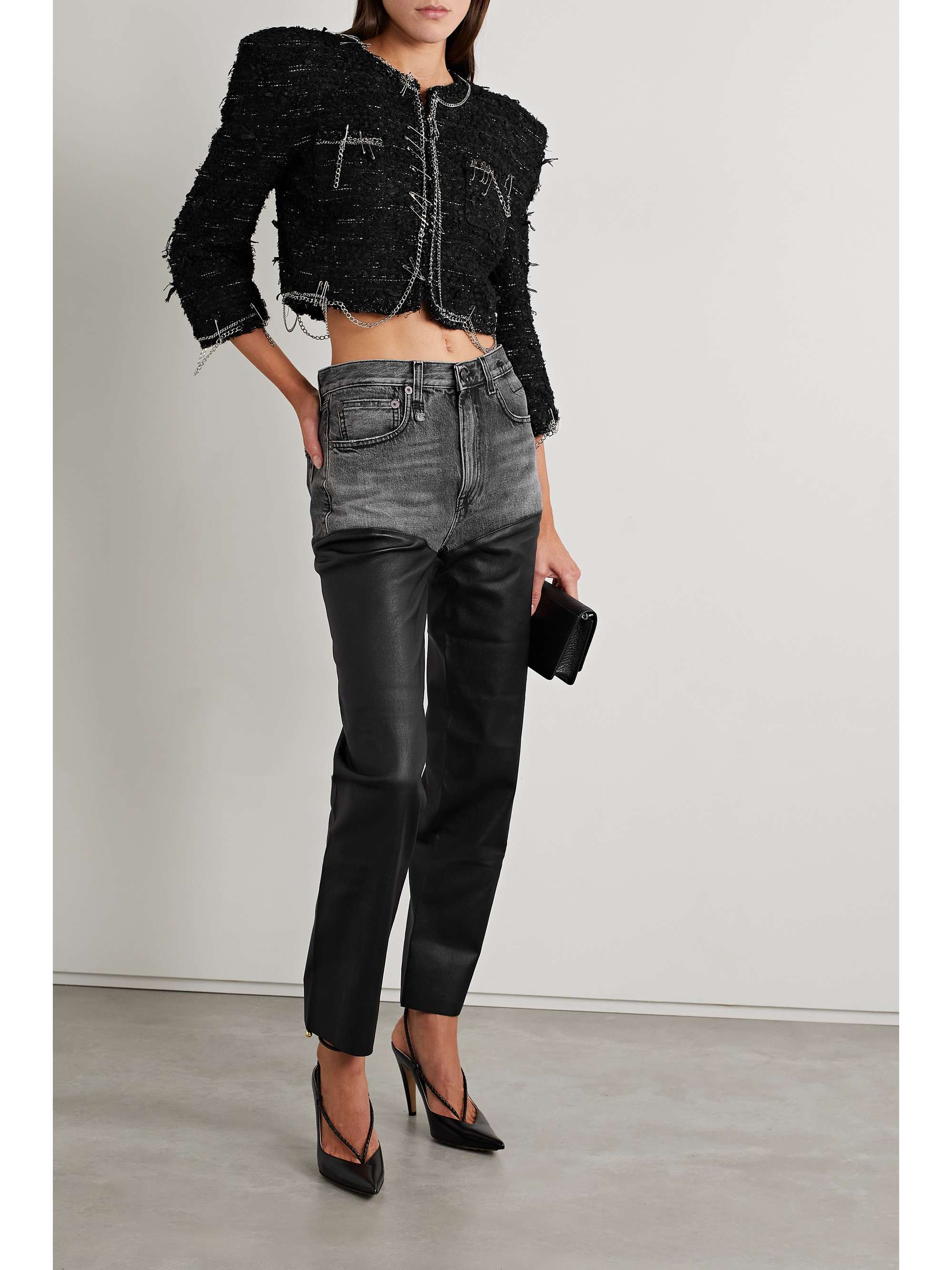 人気TOP 完売品 Louren waist shape color nep jacket ノーカラー