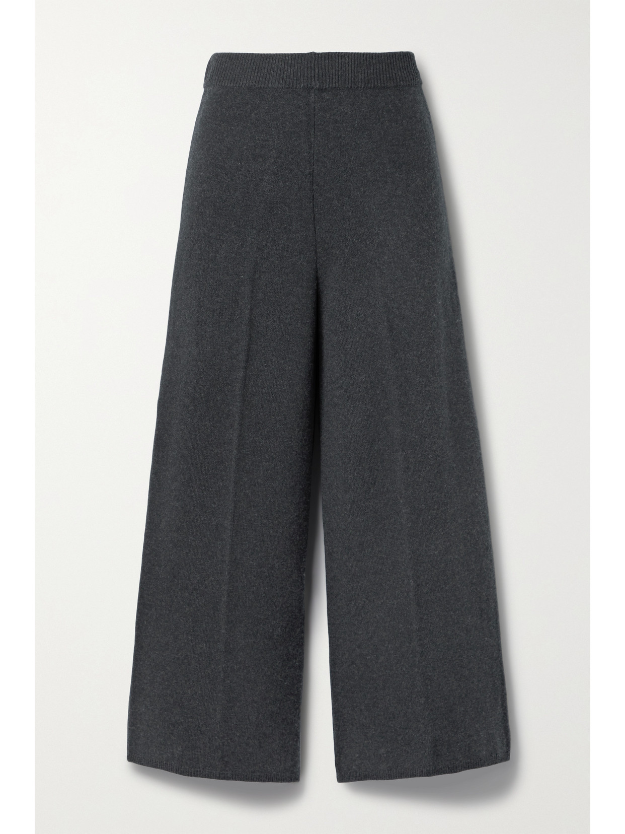 Joseph - Cropped Wool-blend Wide-leg Pants - Gray