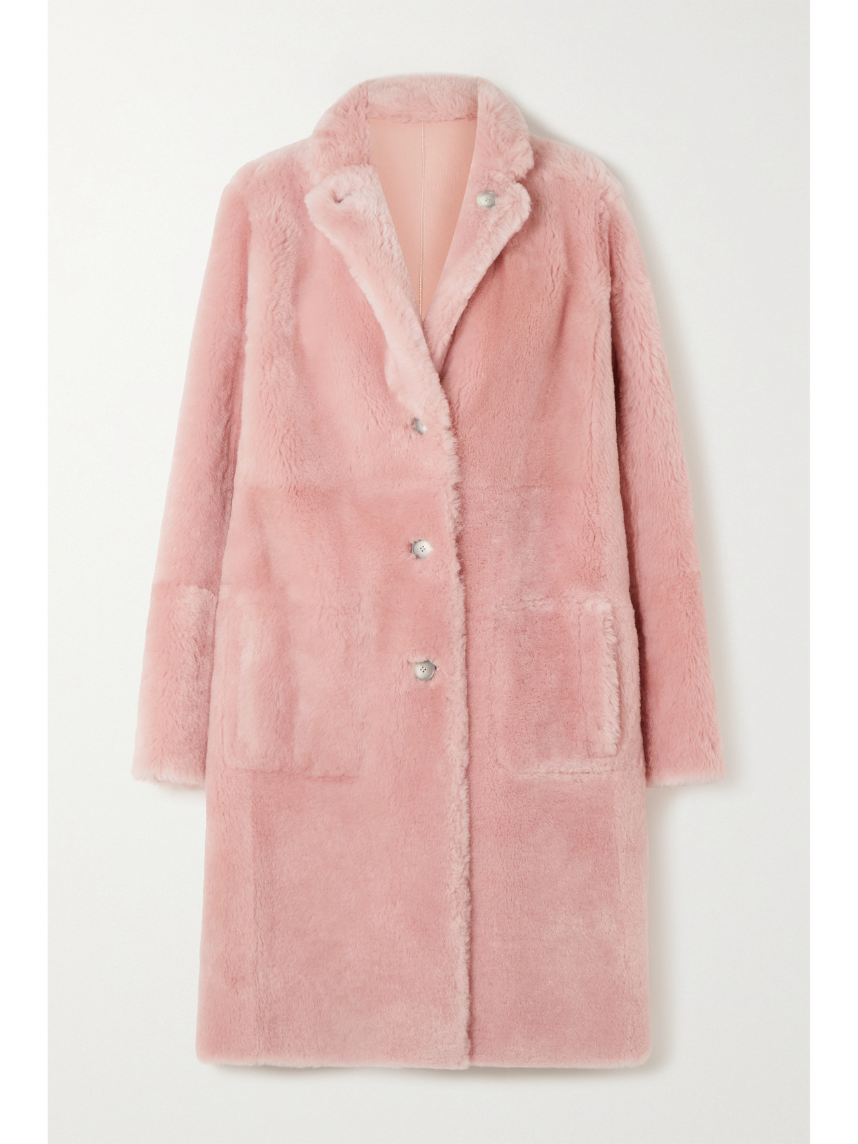 Joseph – Britanny Shearling Coat – Pink
