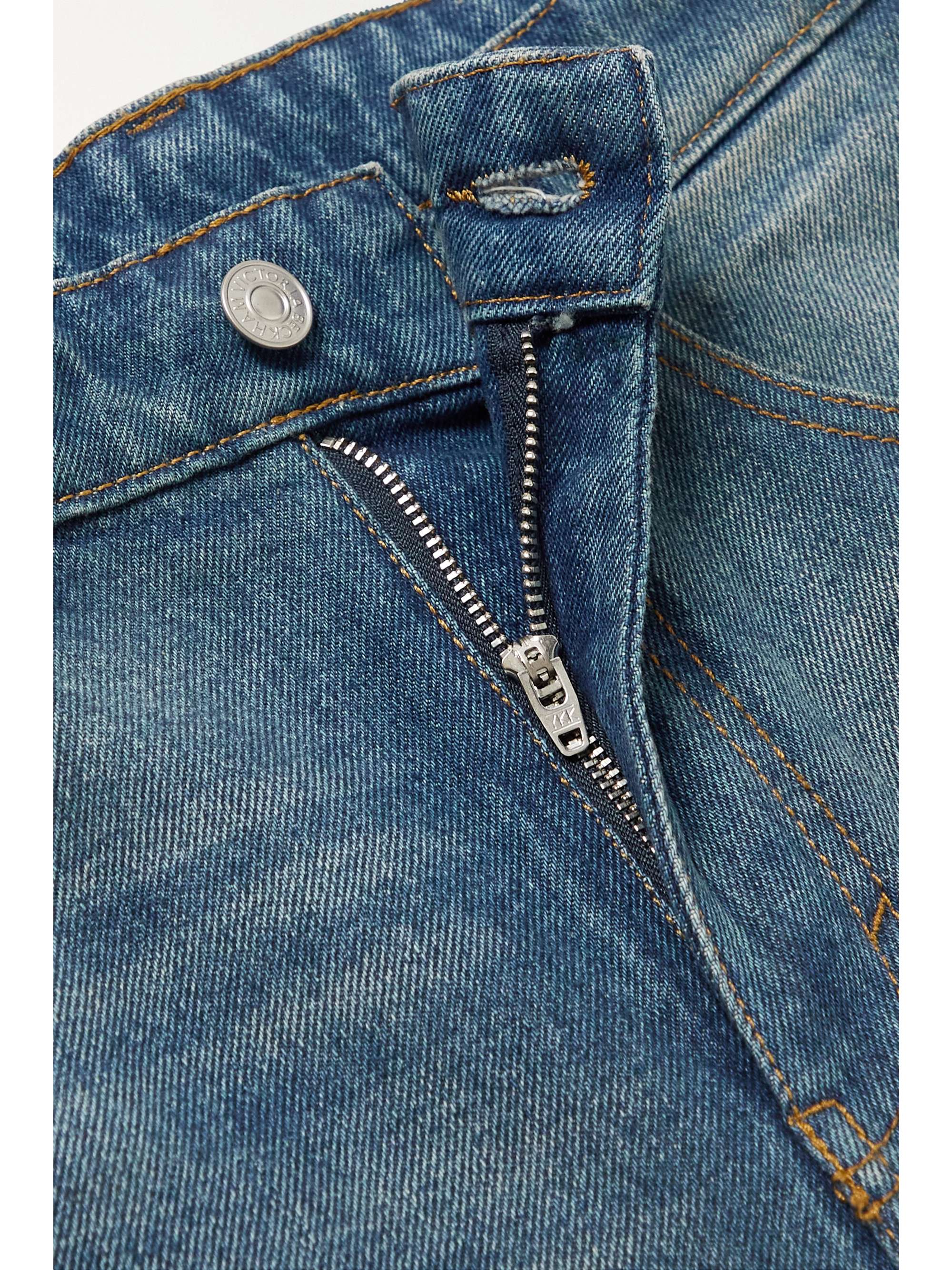 VICTORIA BECKHAM Julia high-rise straight-leg jeans
