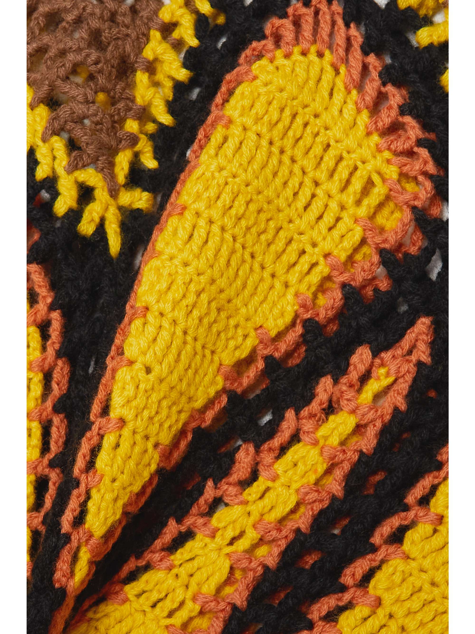GABRIELA HEARST Crochet-knit cashmere sweater