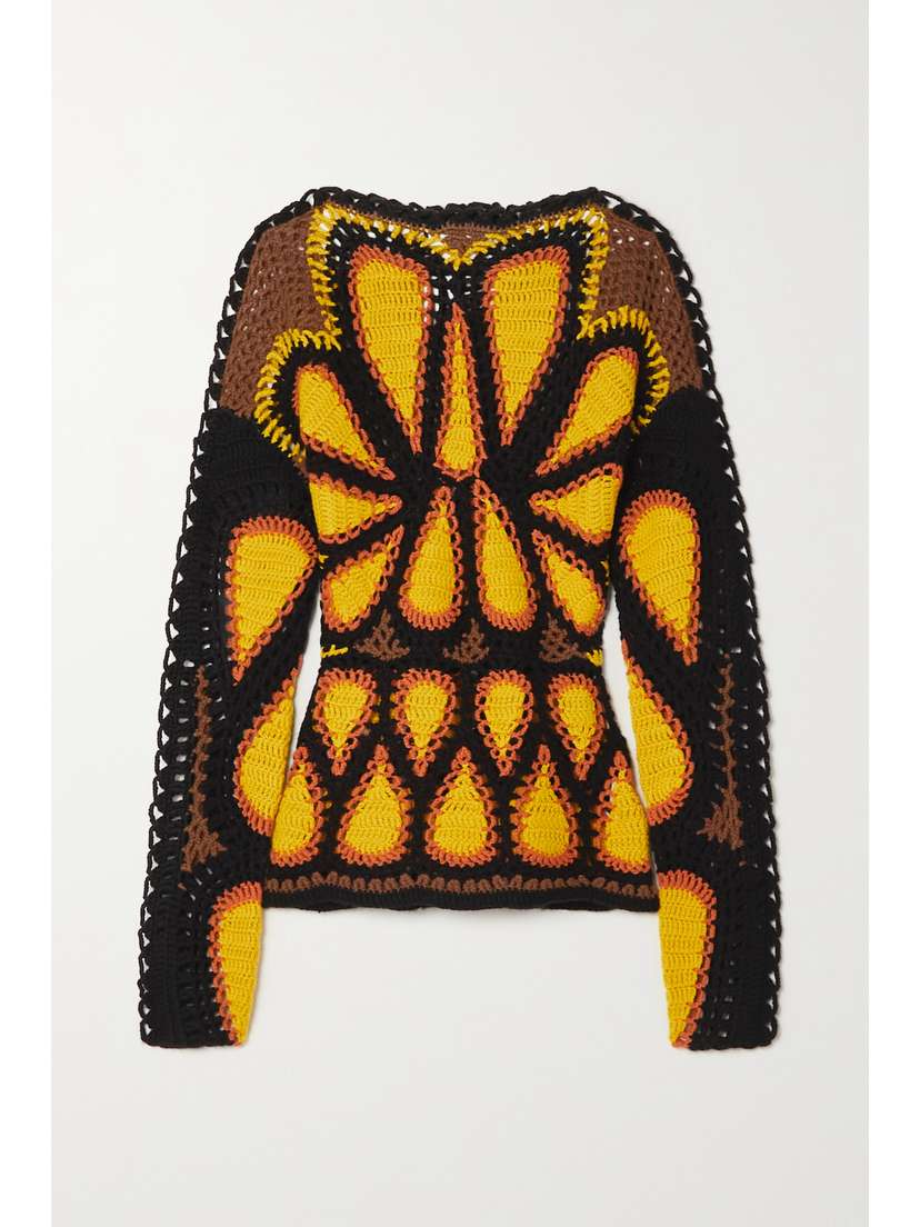 Gabriela Hearst Crochet-knit Cashmere Sweater
