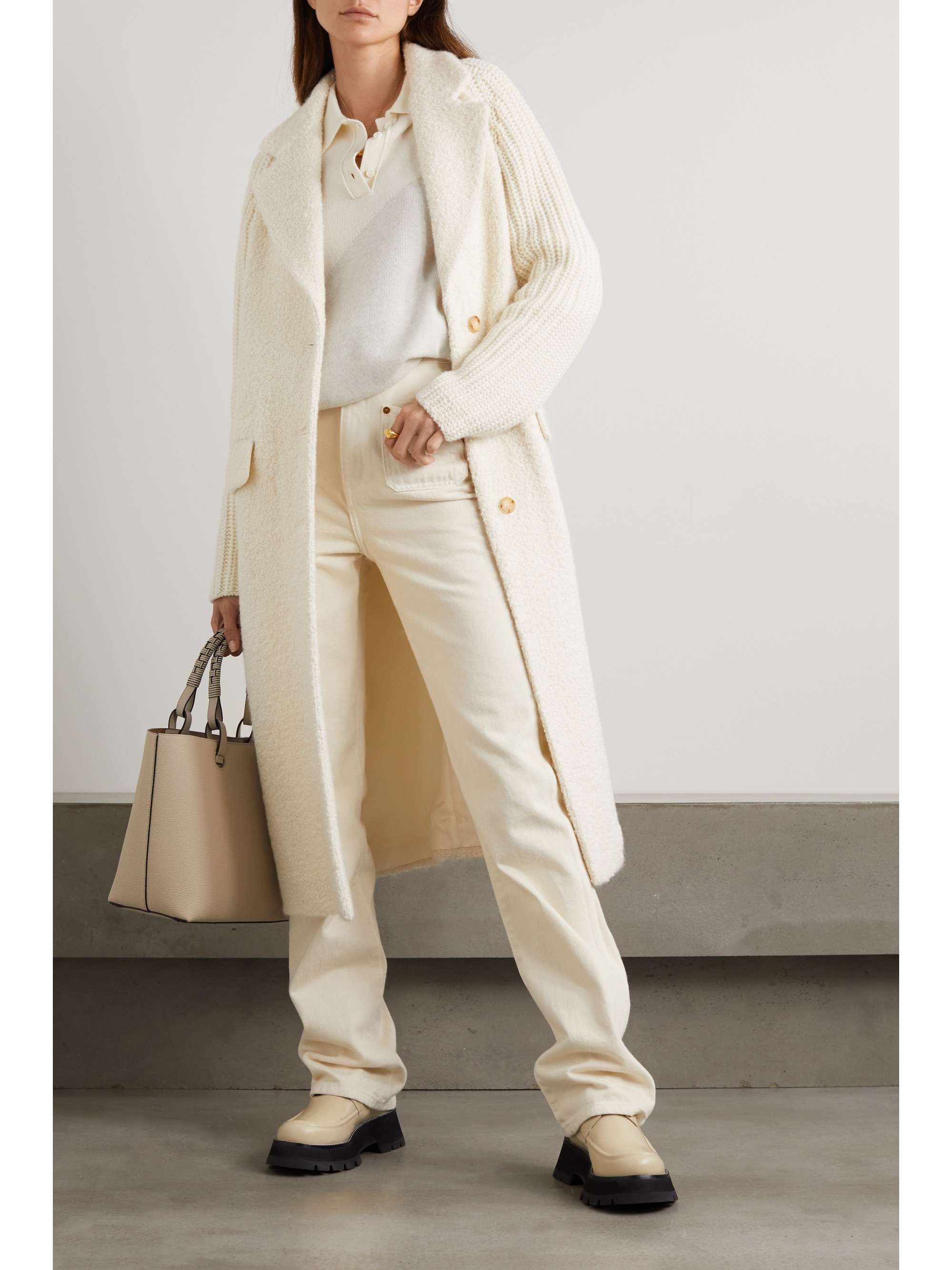 silk-blend coat | GABRIELA HEARST 