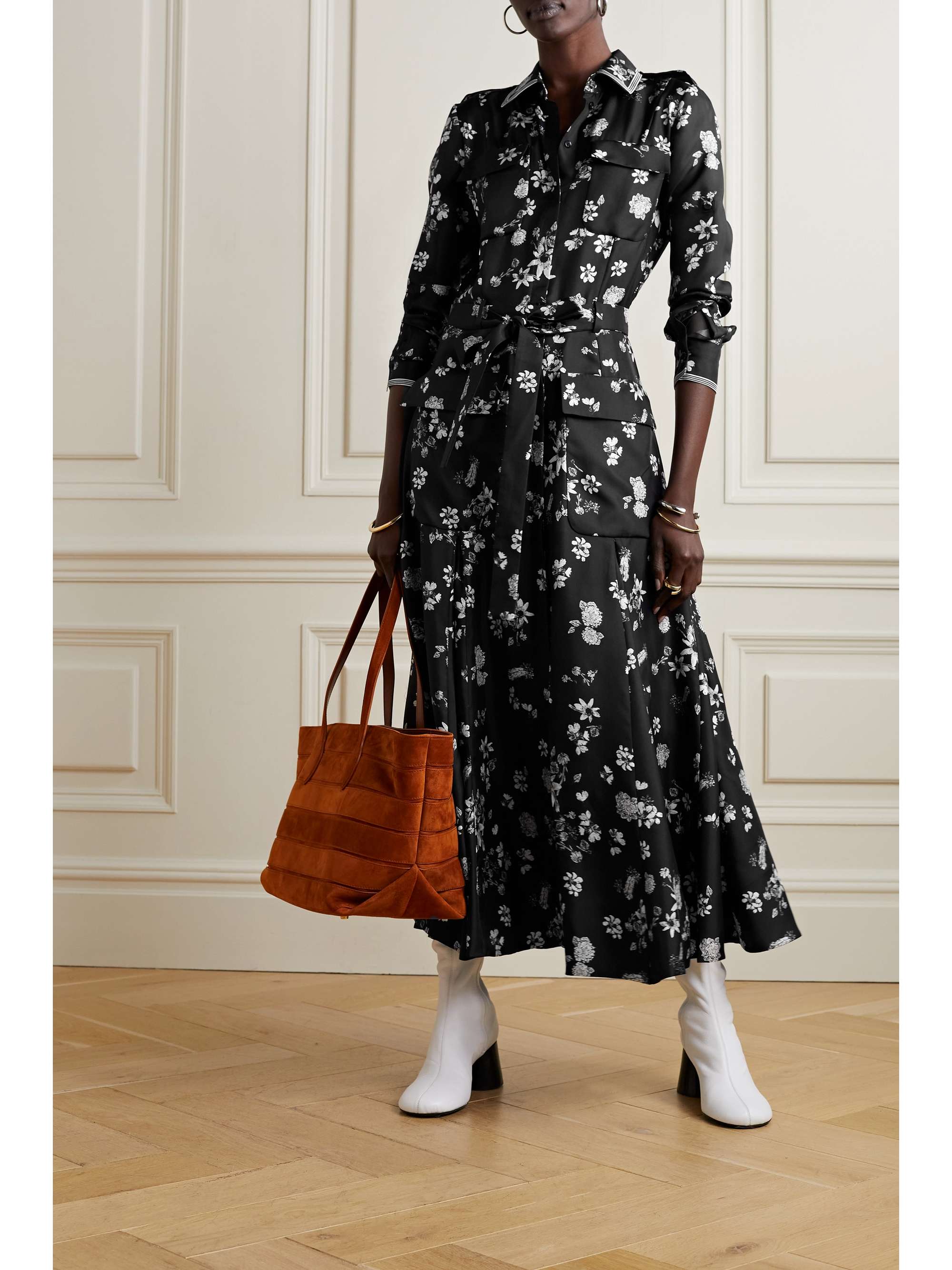 GABRIELA HEARST Meyer belted floral-print silk-twill maxi dress |  NET-A-PORTER