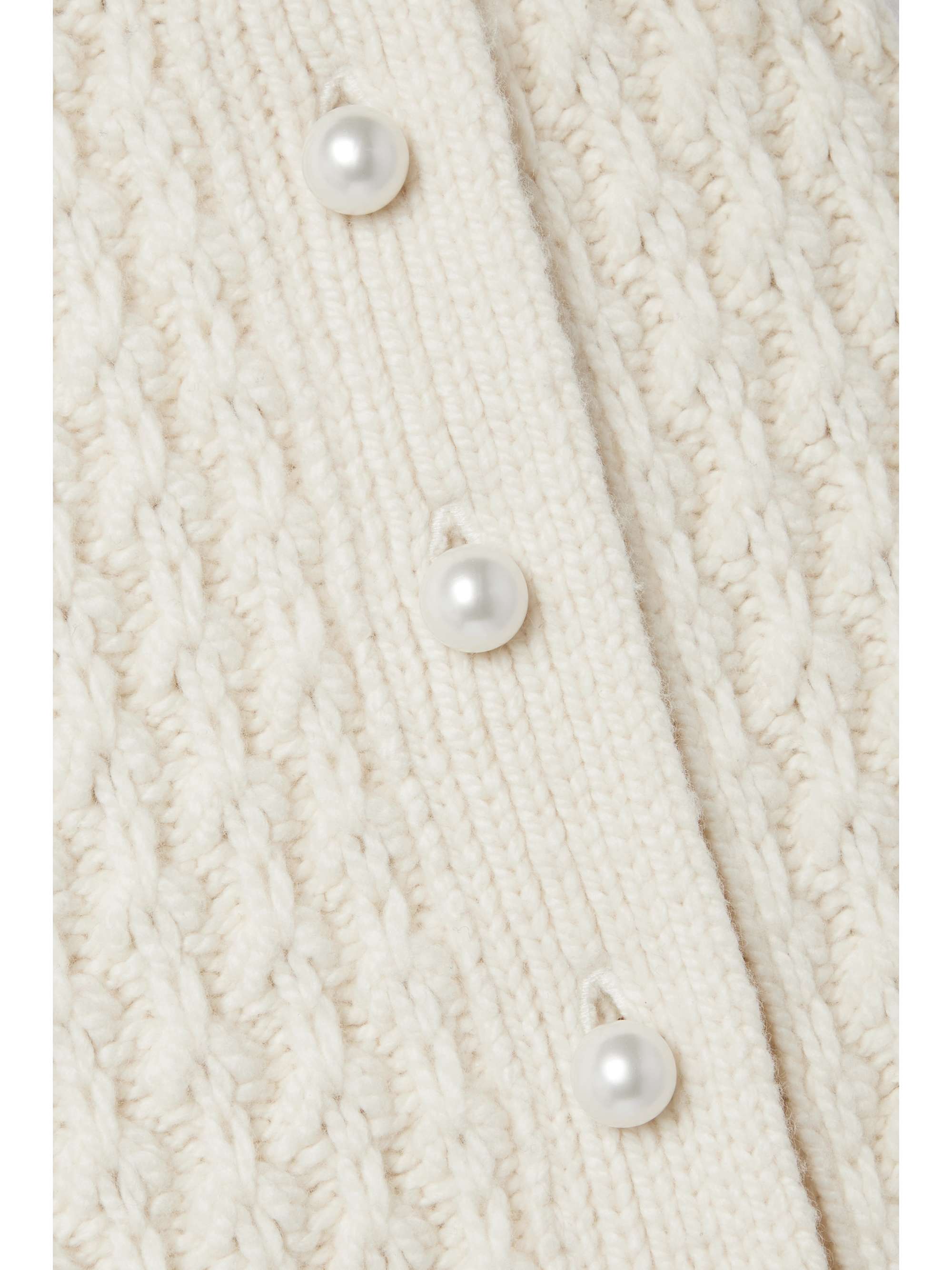 ADAM LIPPES Embellished merino wool and cashmere-blend mini skirt