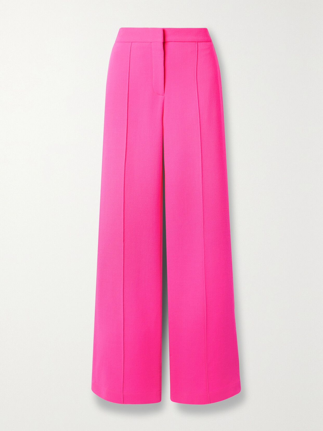 ADAM LIPPES WOOL-CREPE WIDE-LEG PANTS