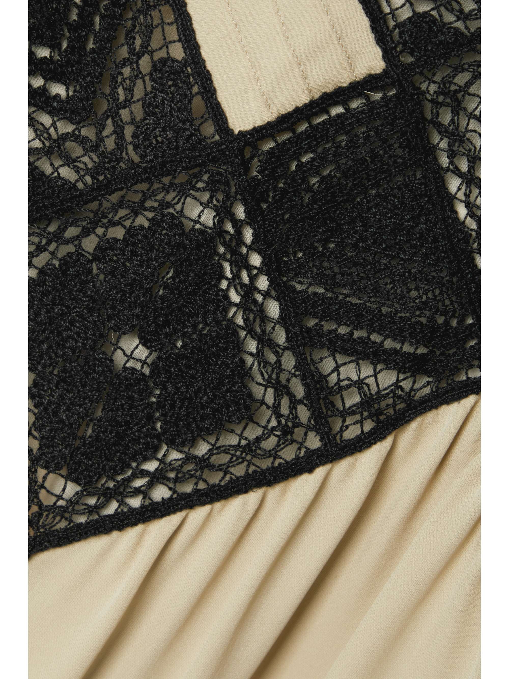 LAFAYETTE 148 Boheme lace-trimmed organic silk-georgette camisole
