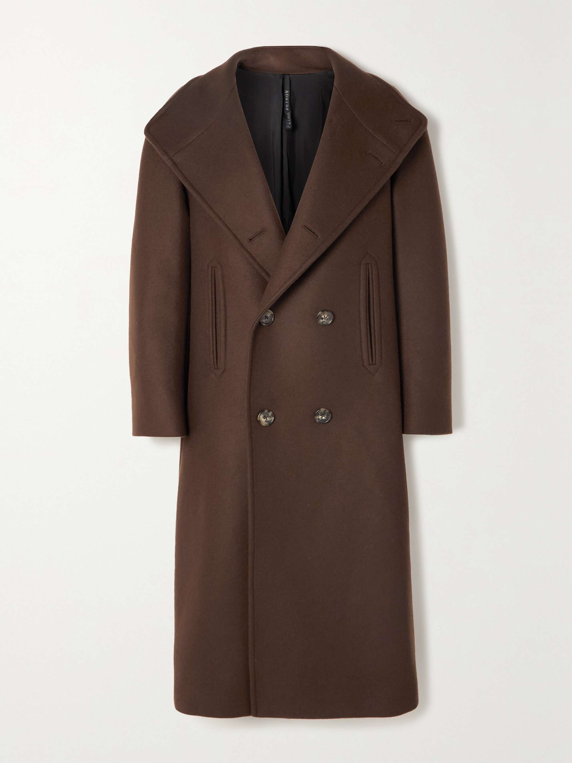 PETAR PETROV Maceo double-breasted wool coat | NET-A-PORTER