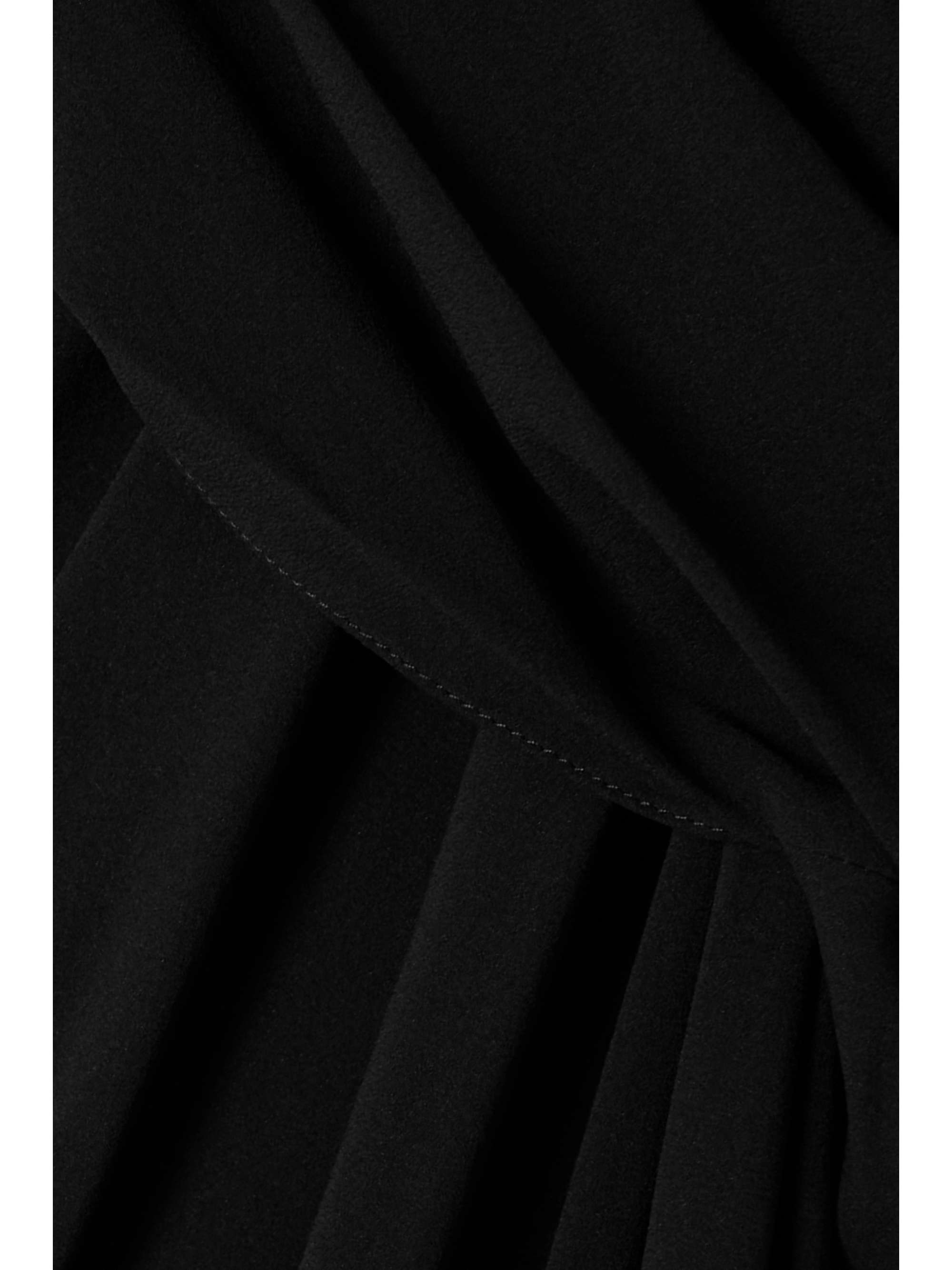 PETAR PETROV Afram asymmetric gathered stretch-silk dress