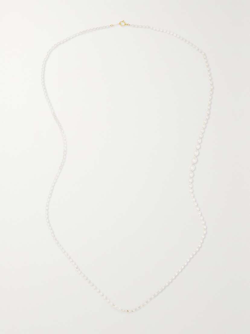 Mizuki 14-karat Gold Pearl Necklace