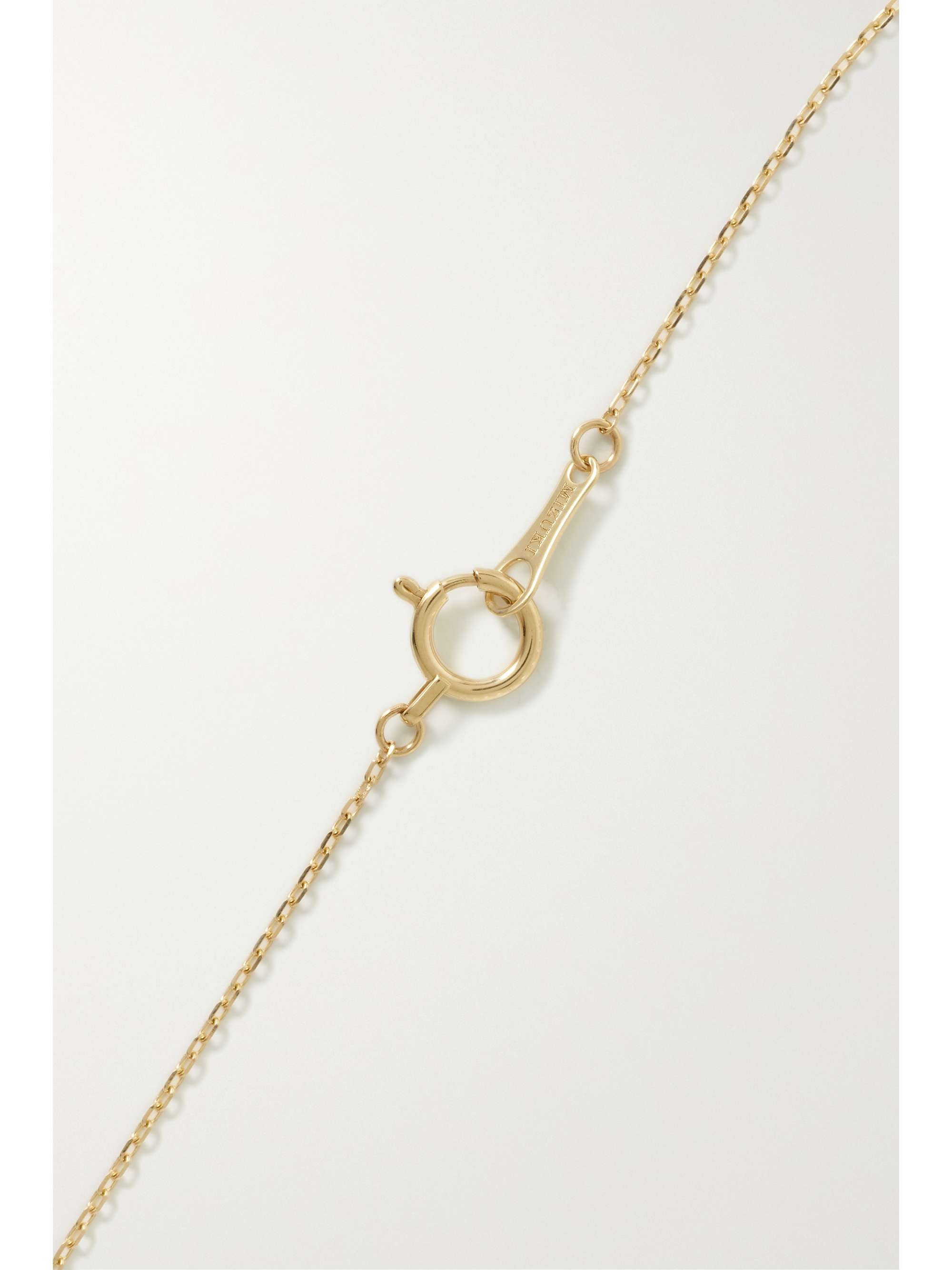 MIZUKI 14-karat gold pearl bracelet