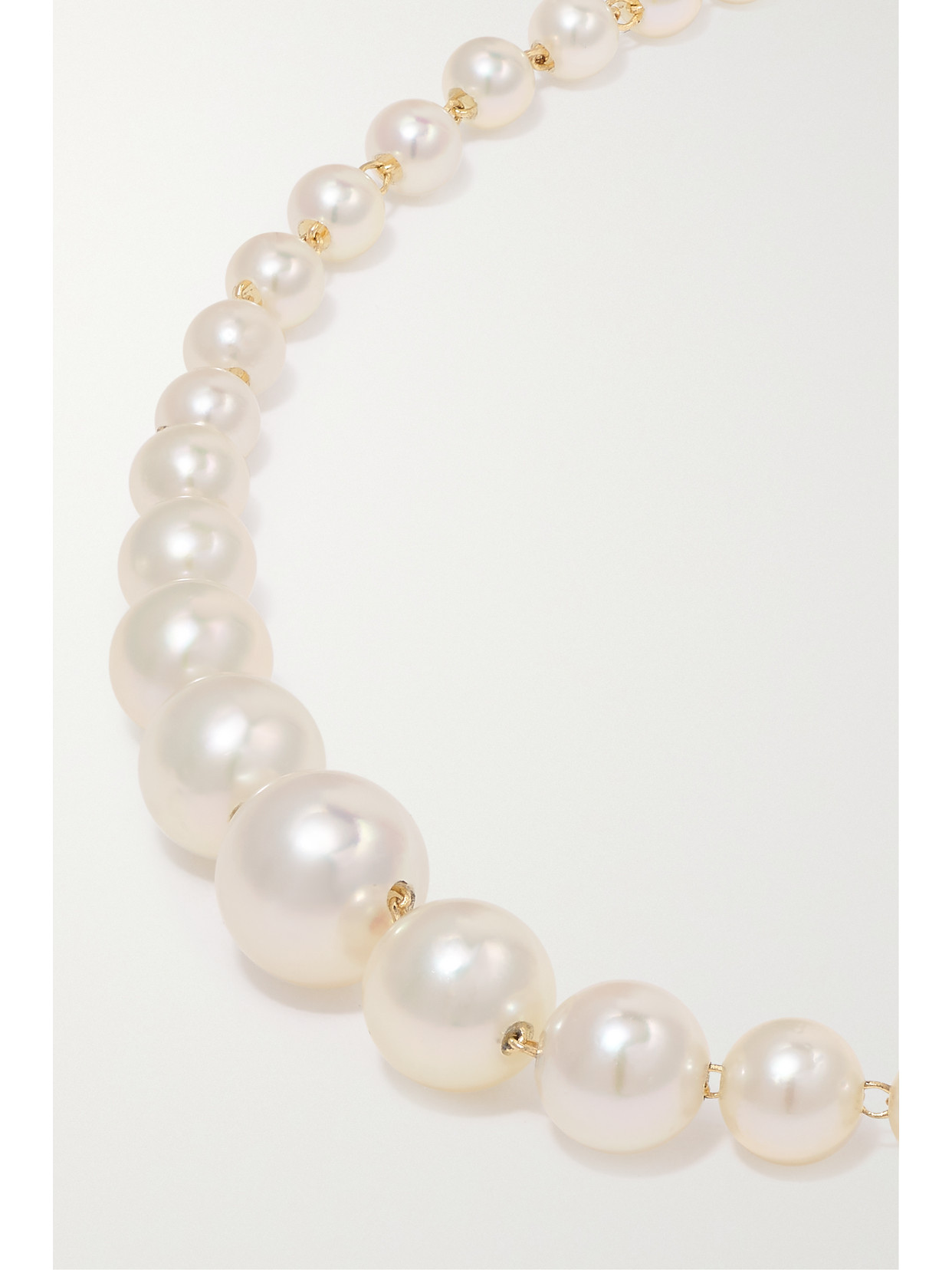 Mizuki 14kt Yellow Gold Pearl Bracelet In Gold