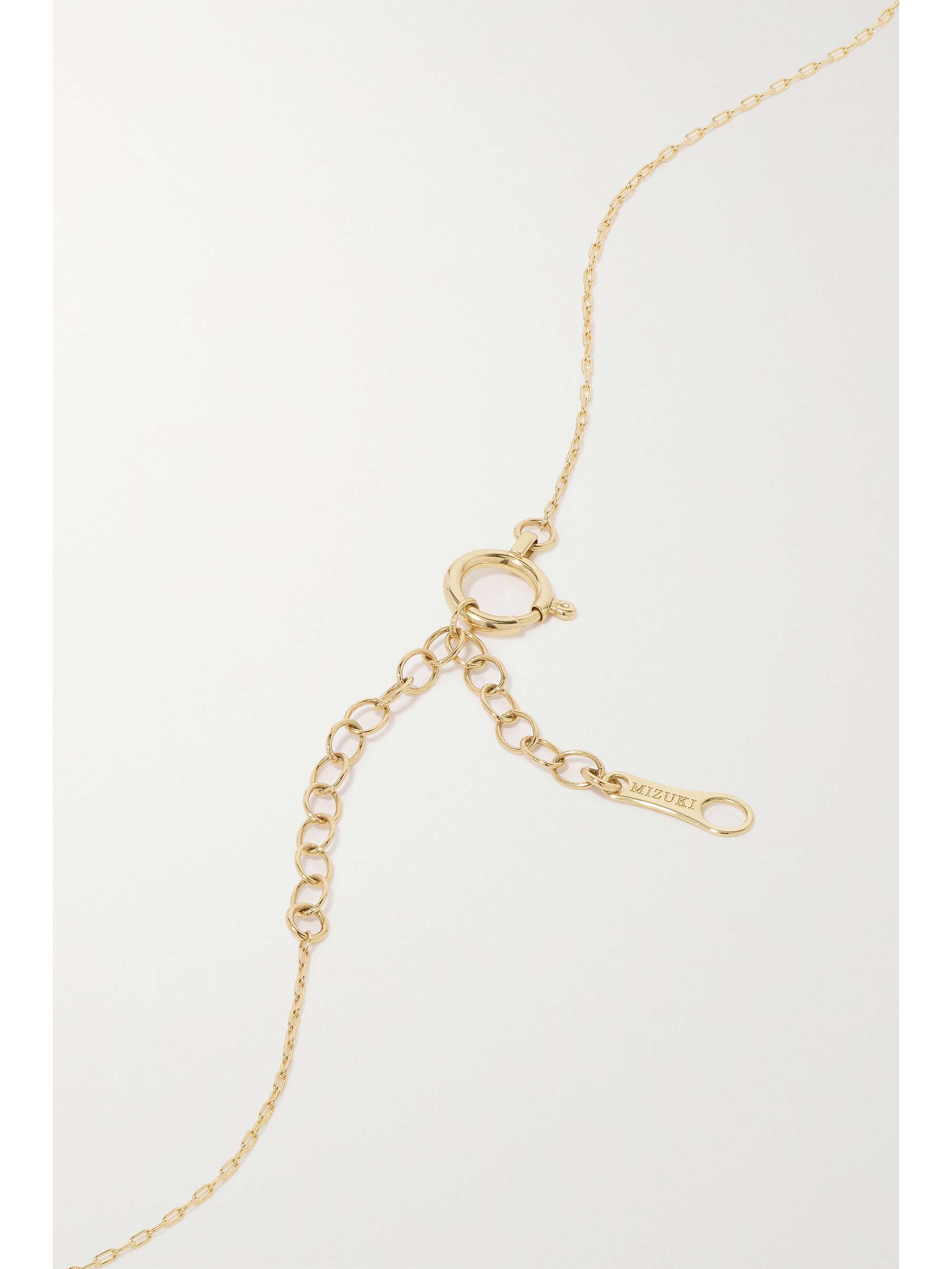 MIZUKI Sea of Beauty 14-karat gold, pearl and diamond necklace