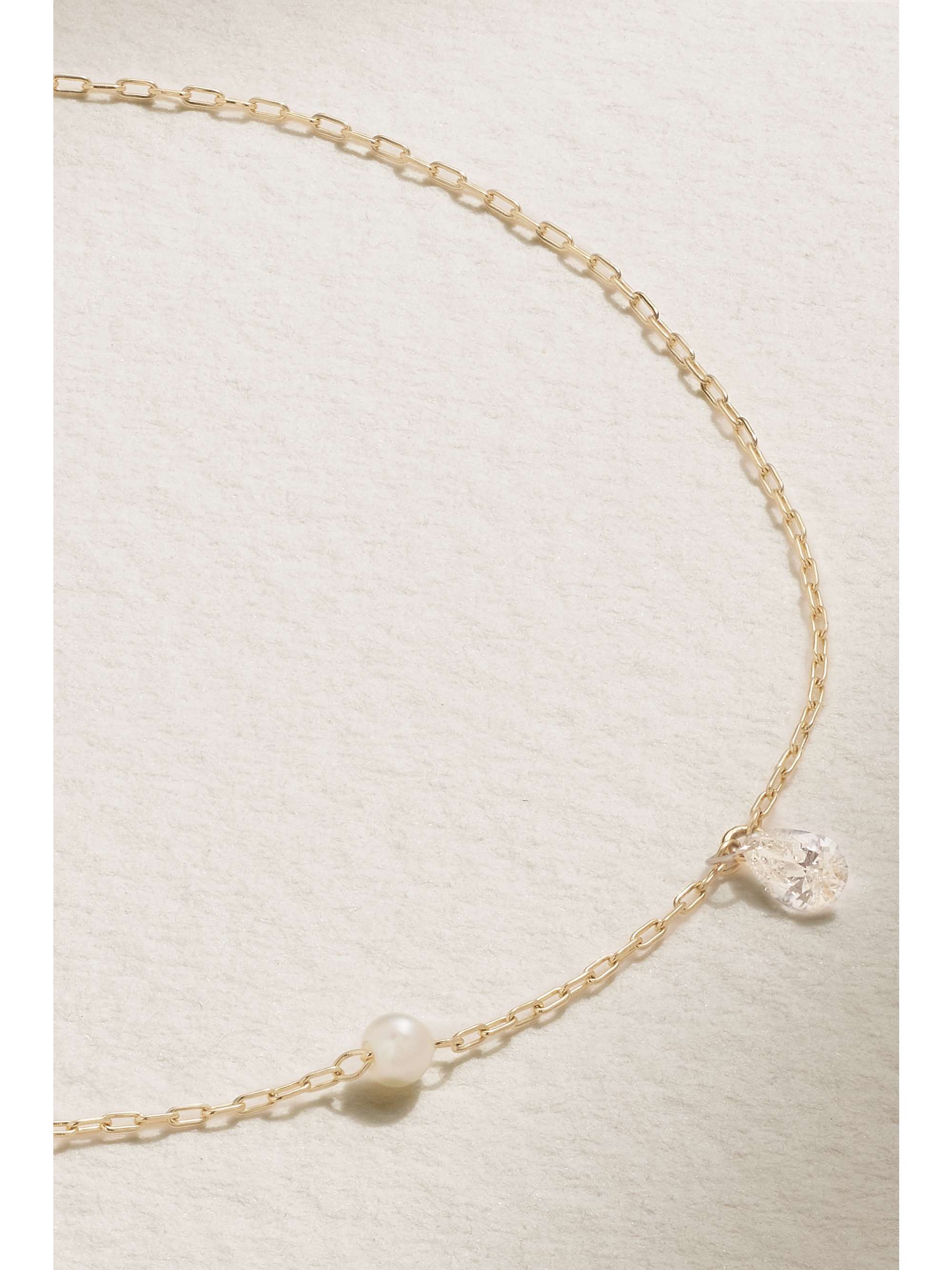 MIZUKI Sea of Beauty 14-karat gold, pearl and diamond bracelet