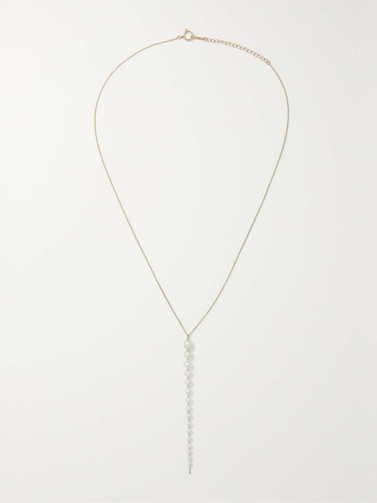 Mizuki 14-karat Gold Pearl Necklace