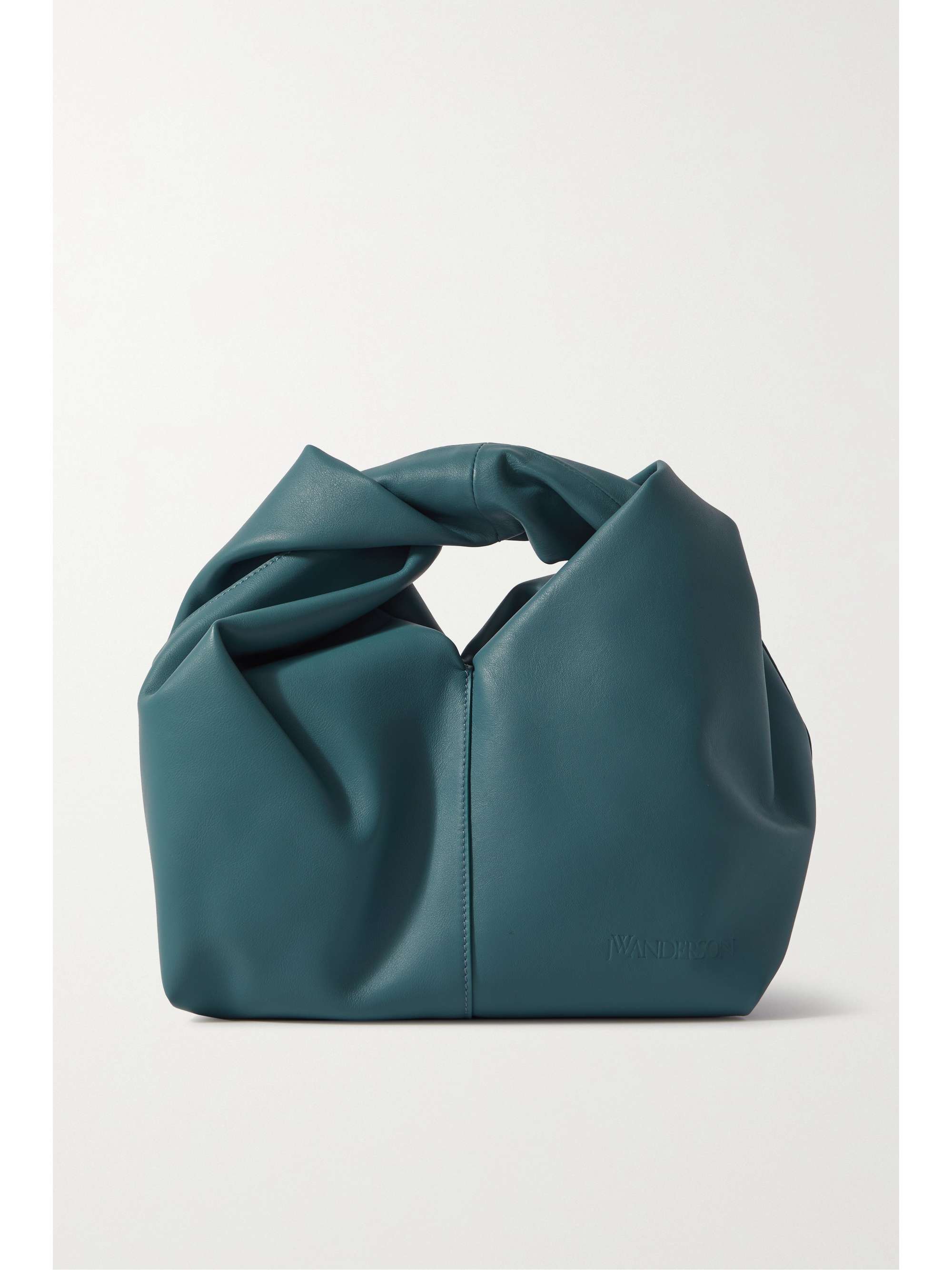 Blue Twister mini leather tote | JW ANDERSON | NET-A-PORTER