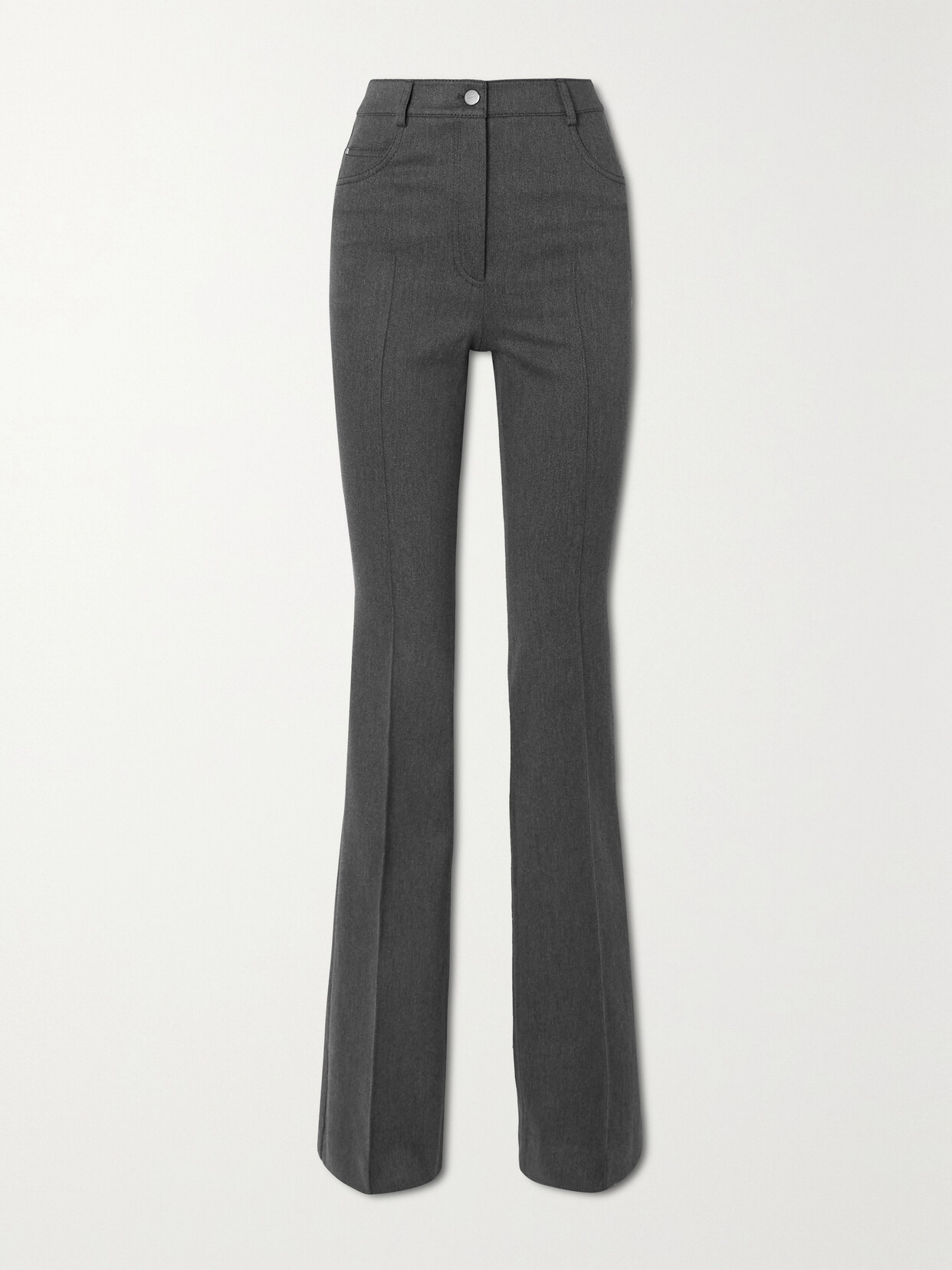 Akris Farid Cotton-blend Twill Flared Pants