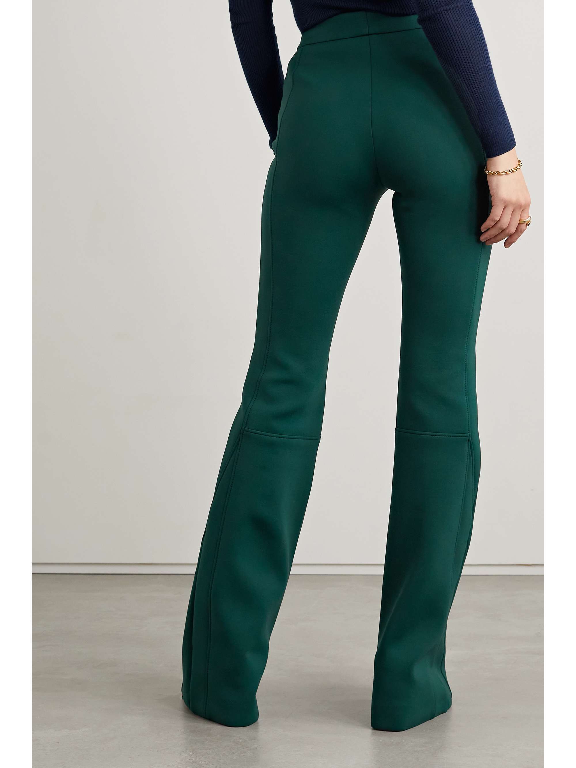 AKRIS Faris stretch-cady flared pants