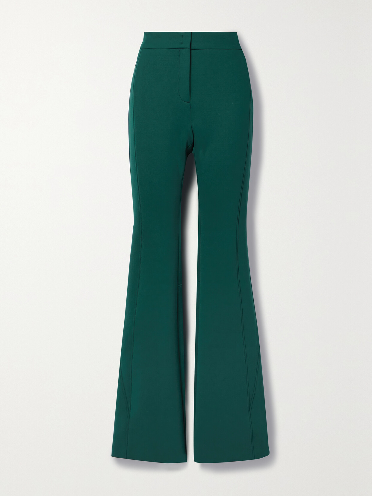 Akris Faris Stretch-cady Flared Pants