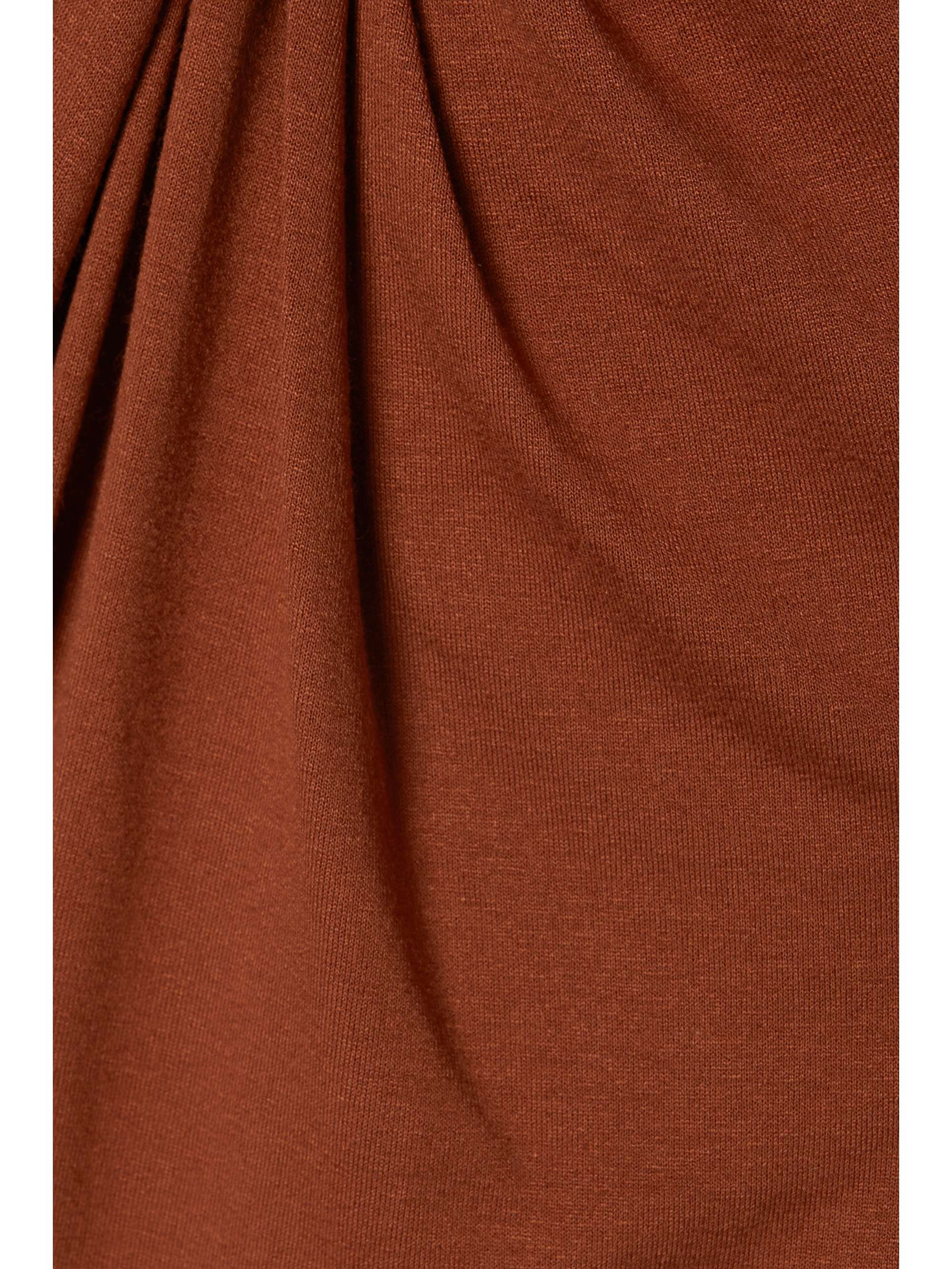 JOHANNA ORTIZ Earthy Life tie-neck knotted stretch-jersey bodysuit